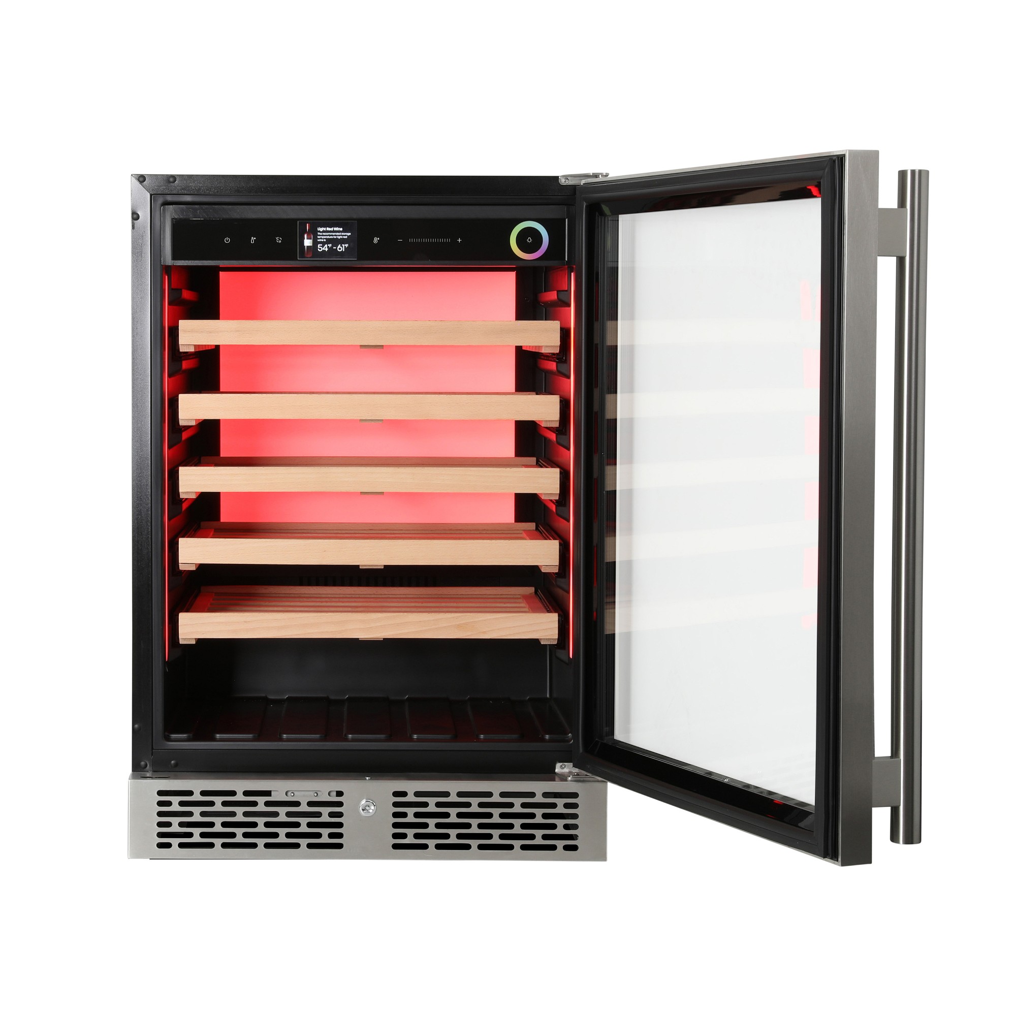 Vinoglow Backlit Undercounter Glass Wine Cooler