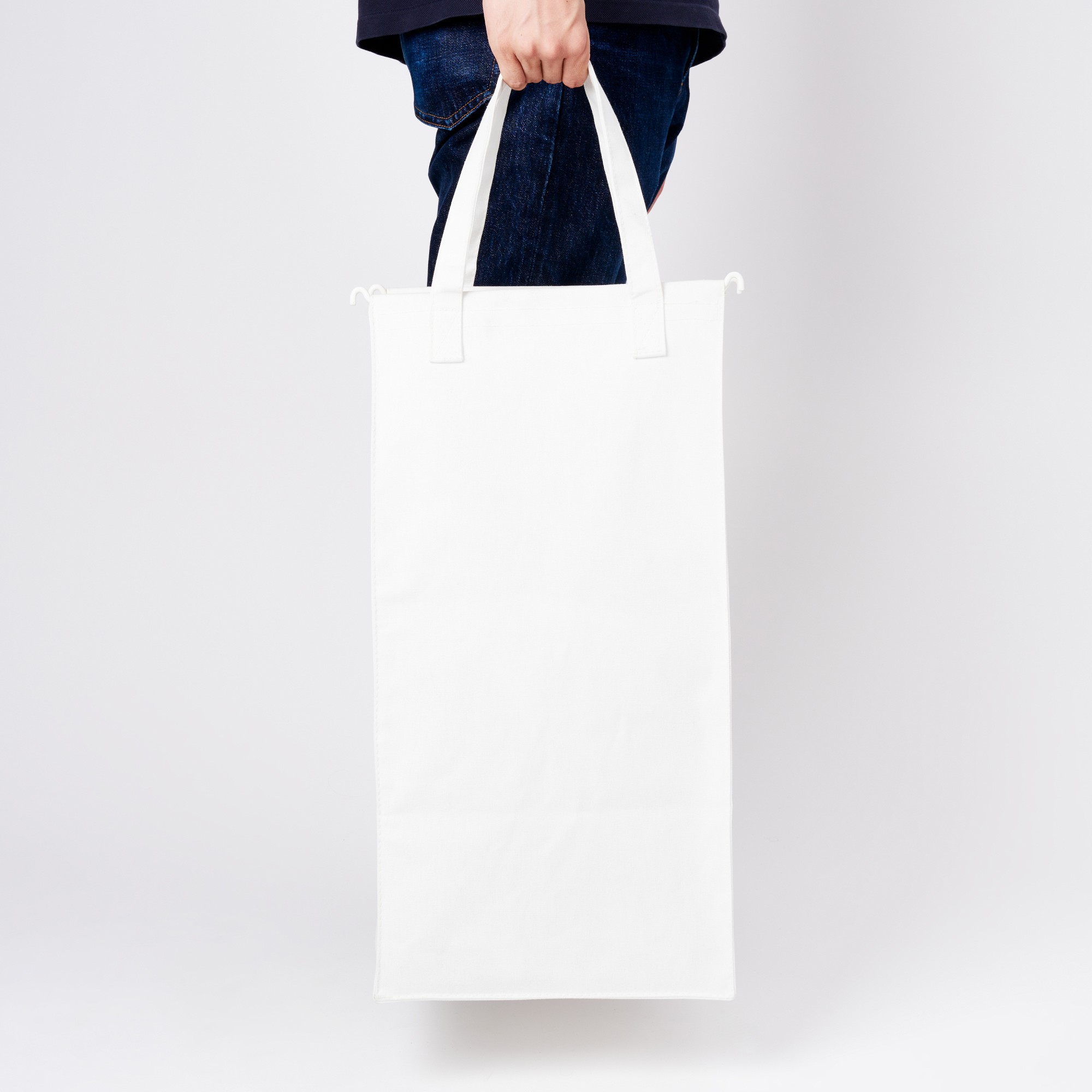 Yamazaki Home Laundry Hamper with Cotton Liner