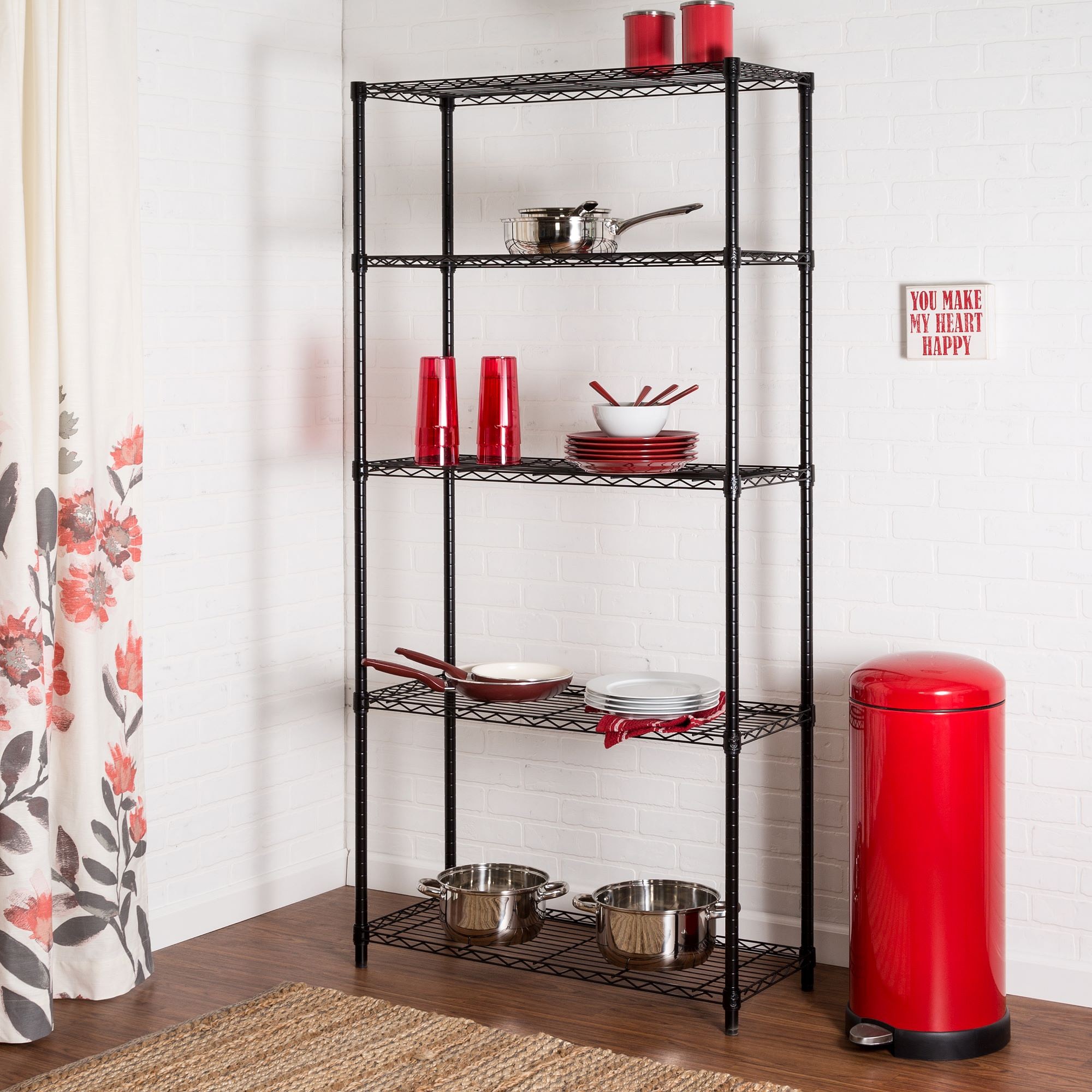 Heavy-Duty Adjustable Storage Shelving