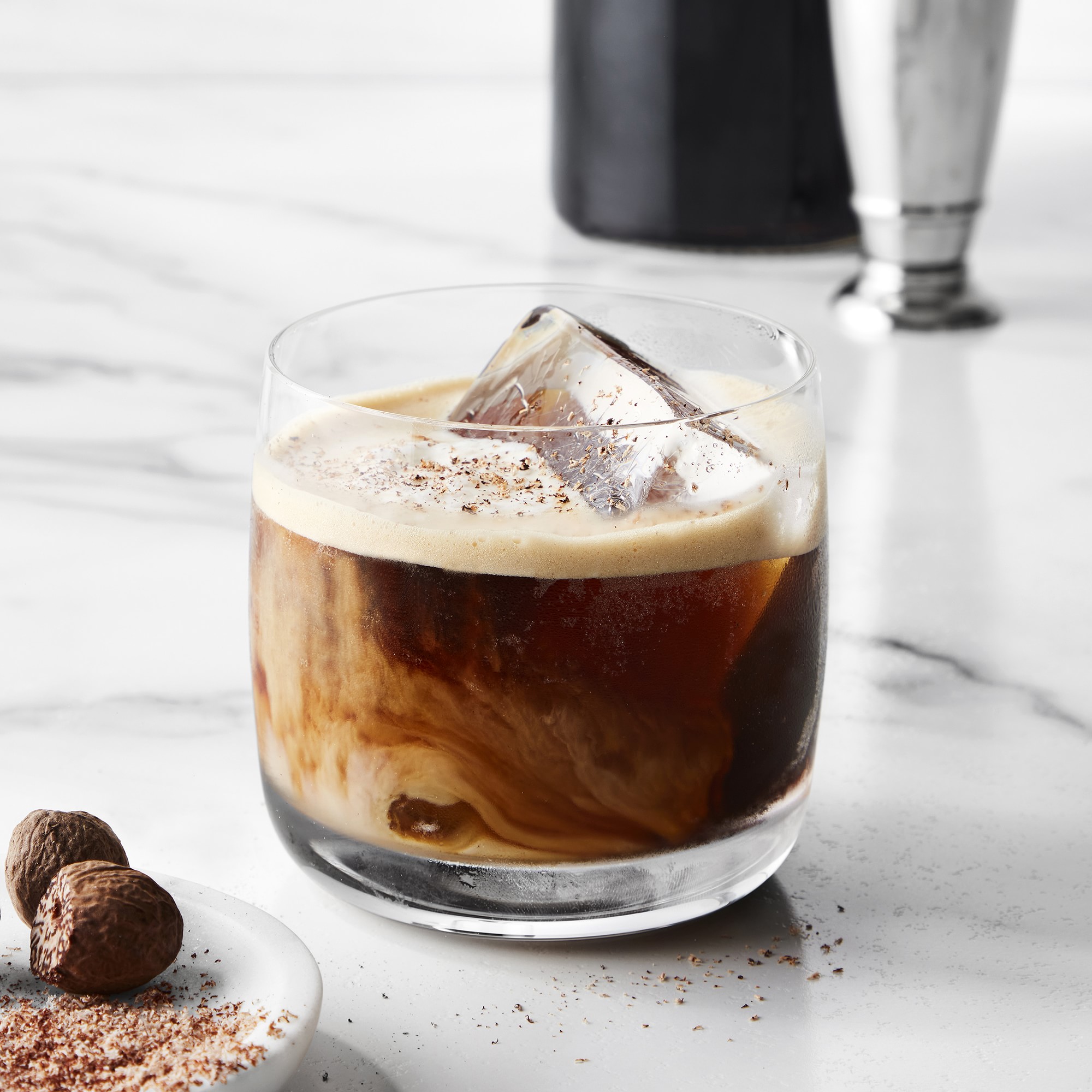 Williams Sonoma Reserve Decanter & Double Old-Fashioned Glasses, Set of 4