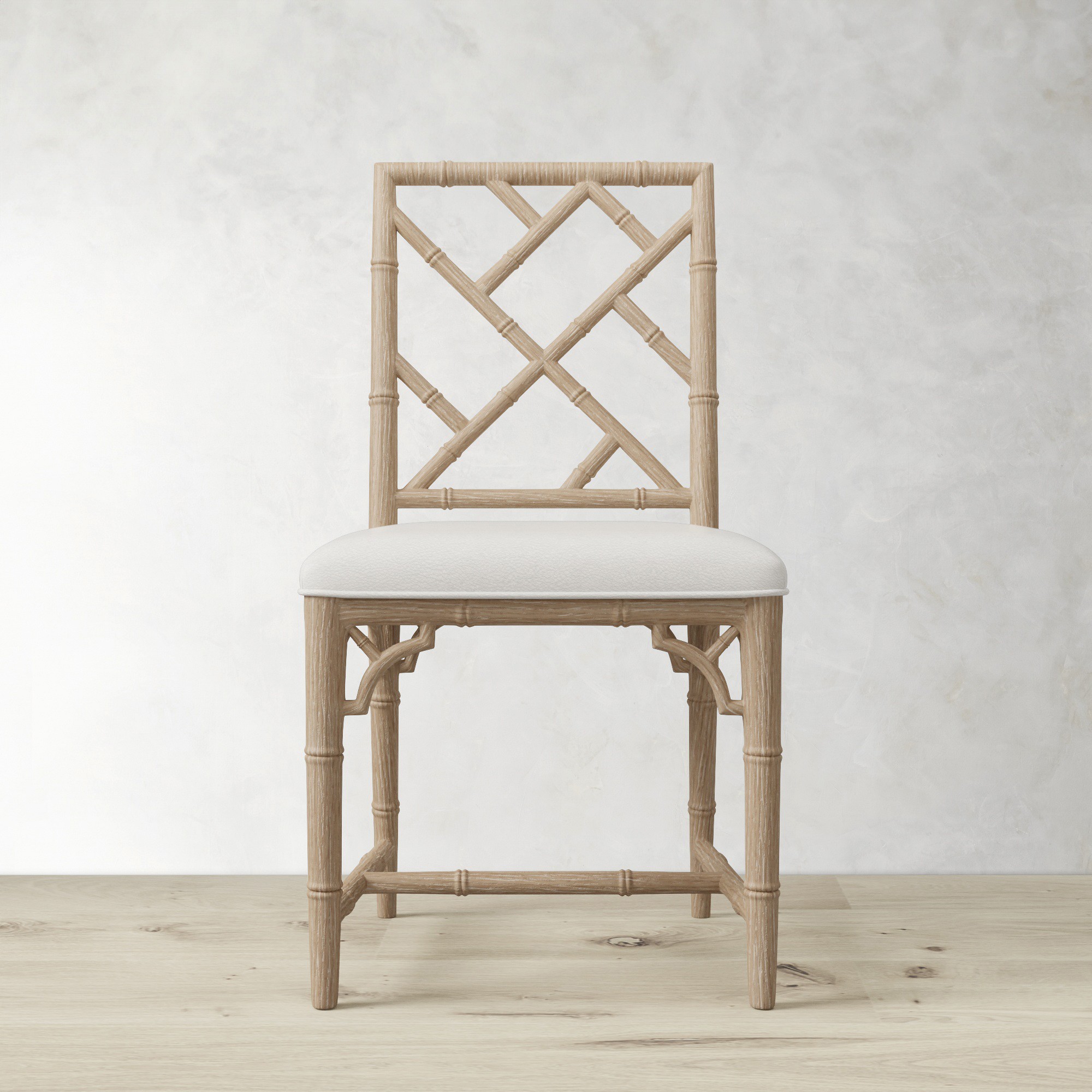 Chippendale Upholstered Bistro Side Chair