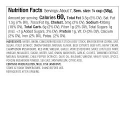 Williams Sonoma Brasserie, Mushroom Balsamic Finishing Sauce