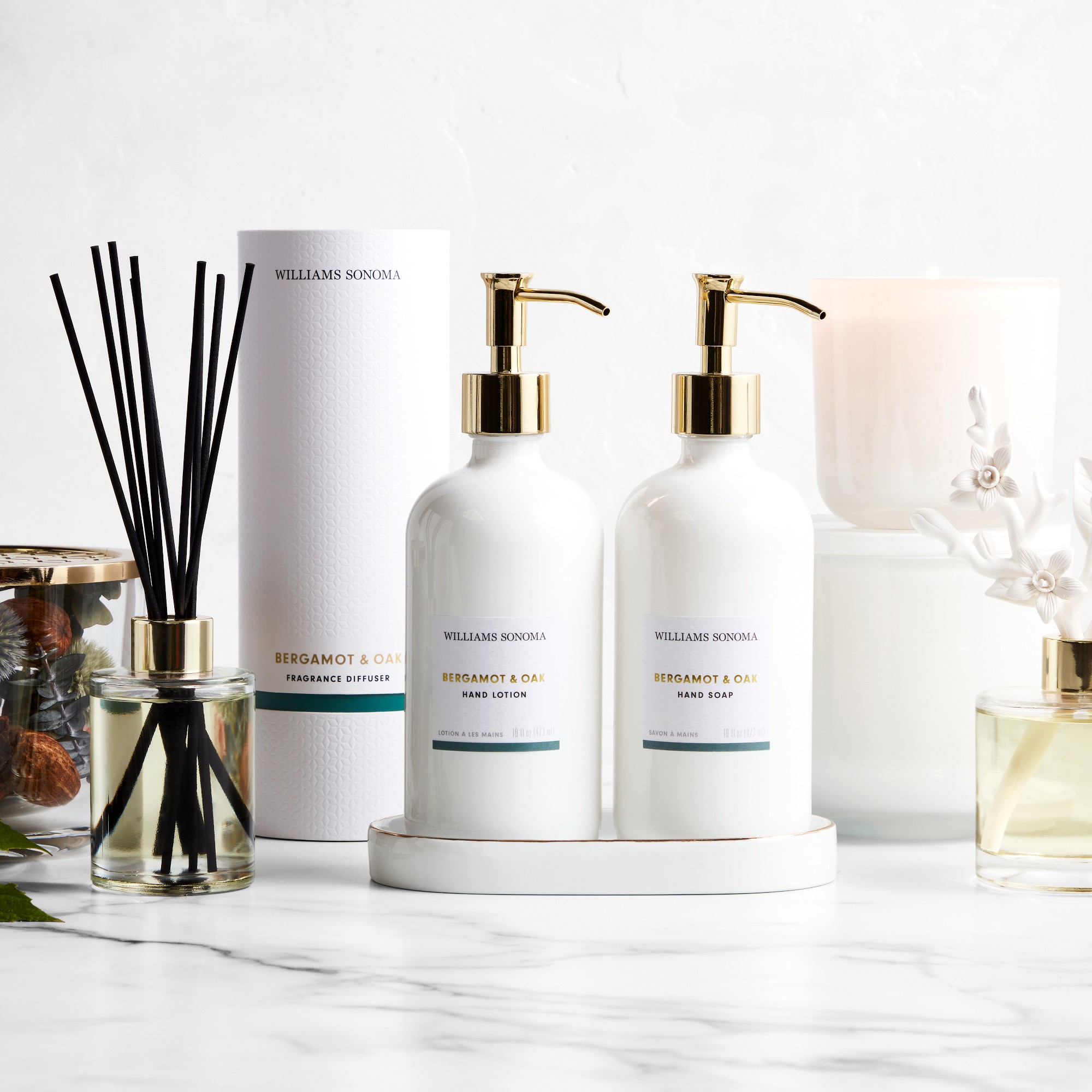 Home Fragrance Candle, Bergamot and Oak