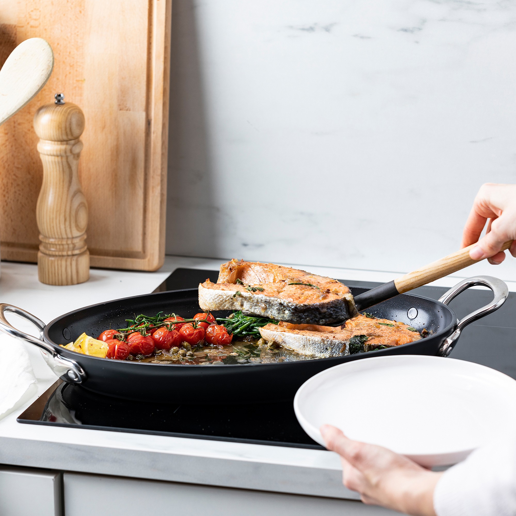 GreenPan™ Premiere Hard Anodized Ceramic Nonstick Gratin Pan, 16