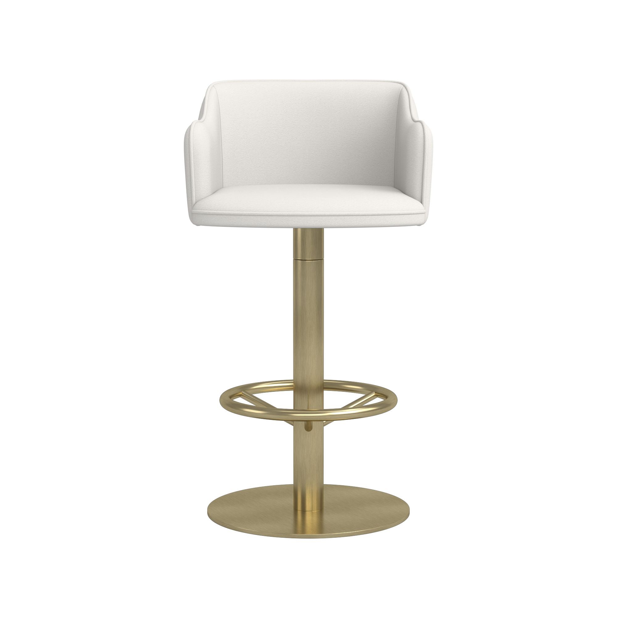 Harding Upholstered Pedestal Counter  & Bar Stool
