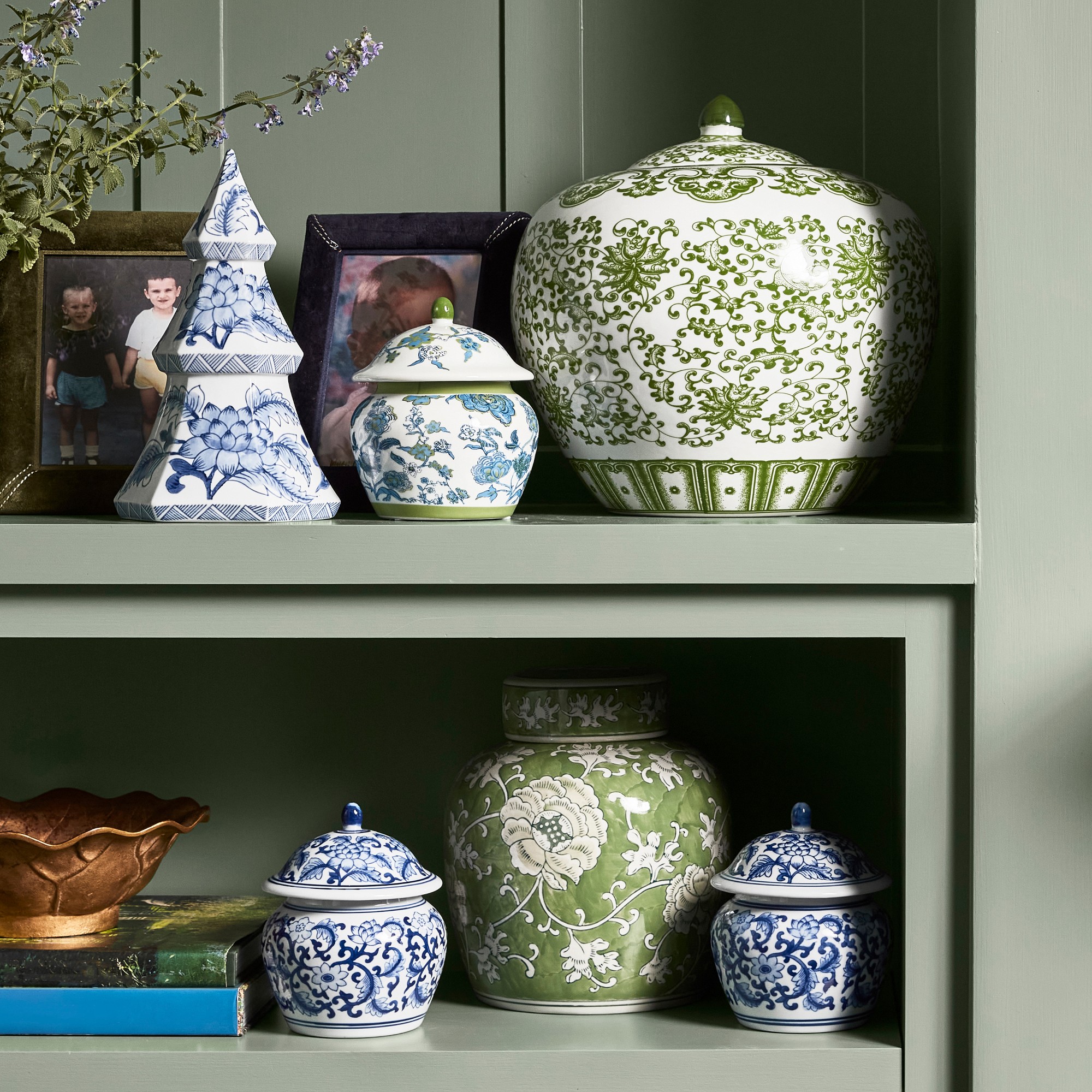 Green Ginger Jar, Multi