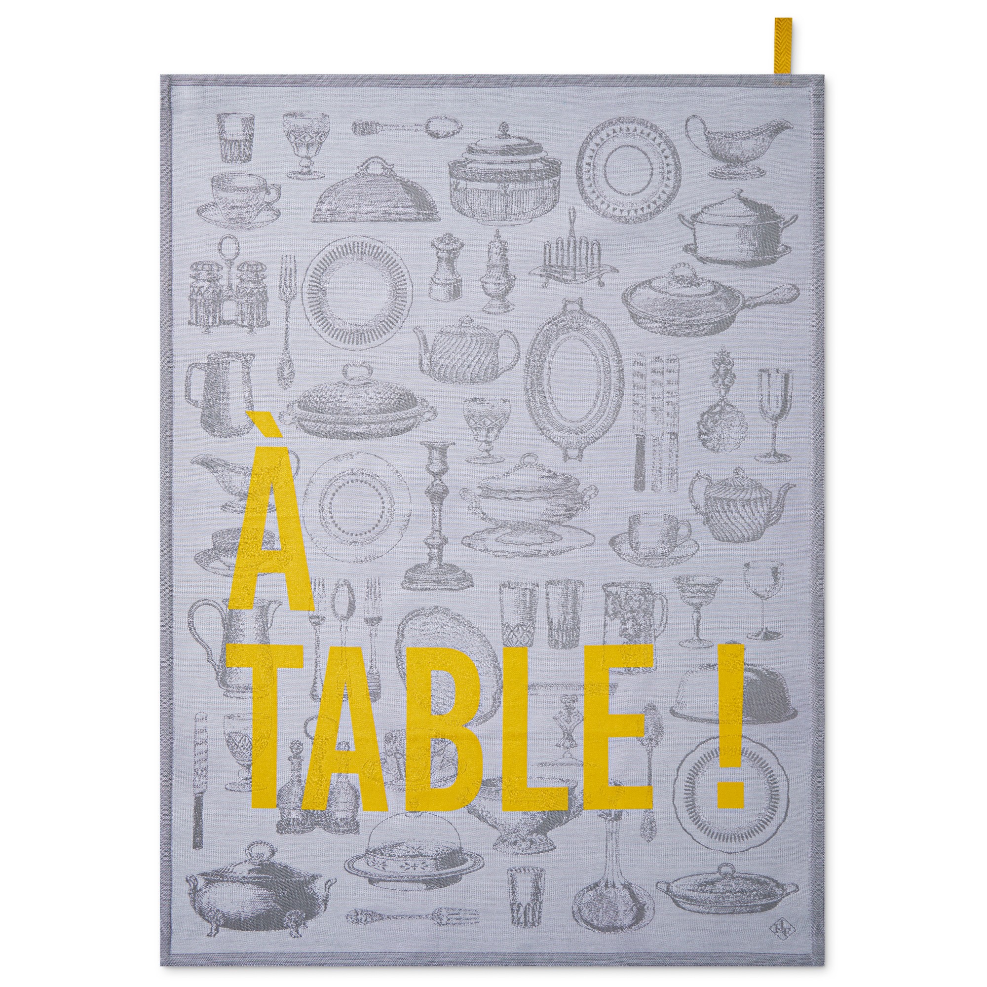 Jacquard Francais Á Table! Tea Towel