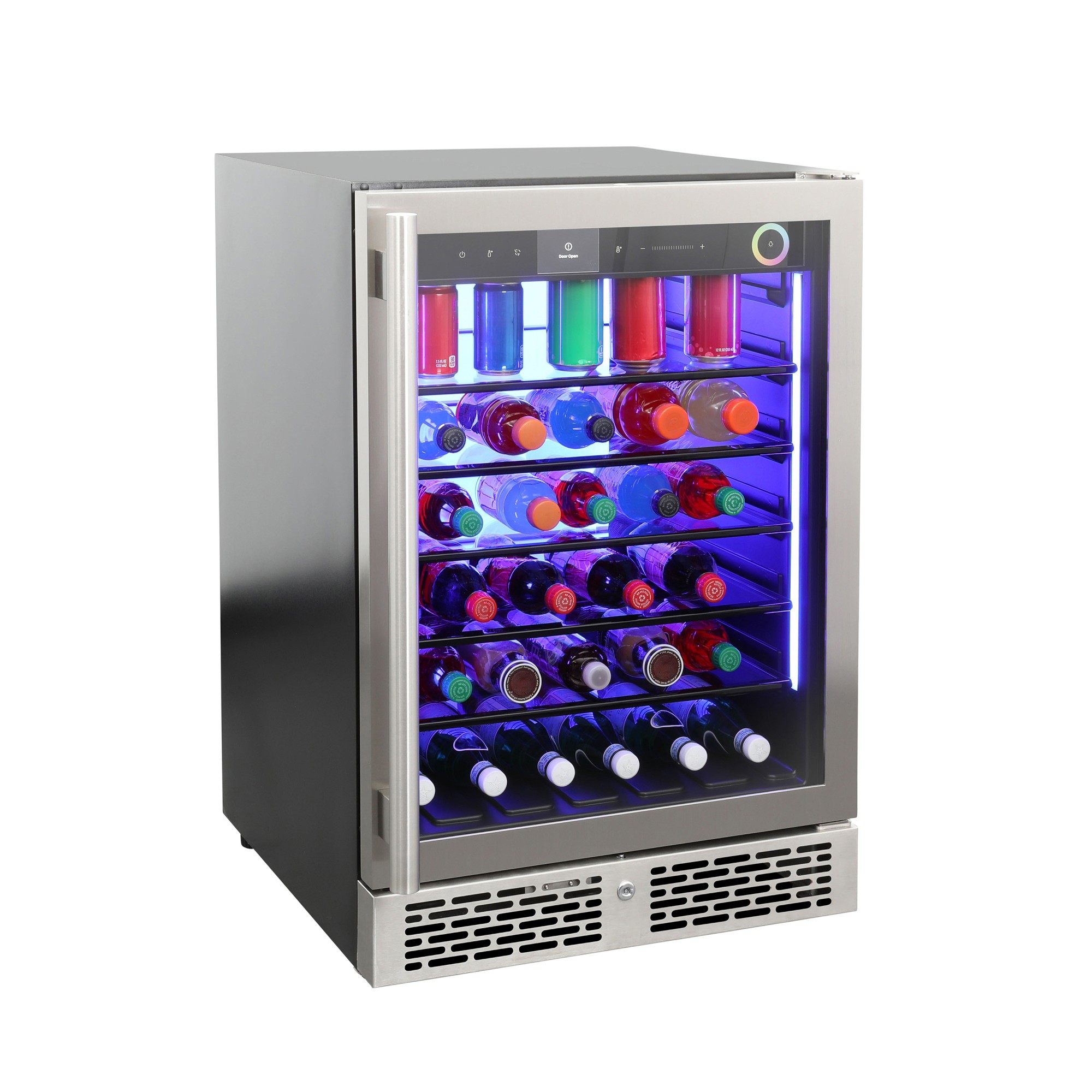 Vinoglow Backlit Undercounter Glass Beverage Cooler