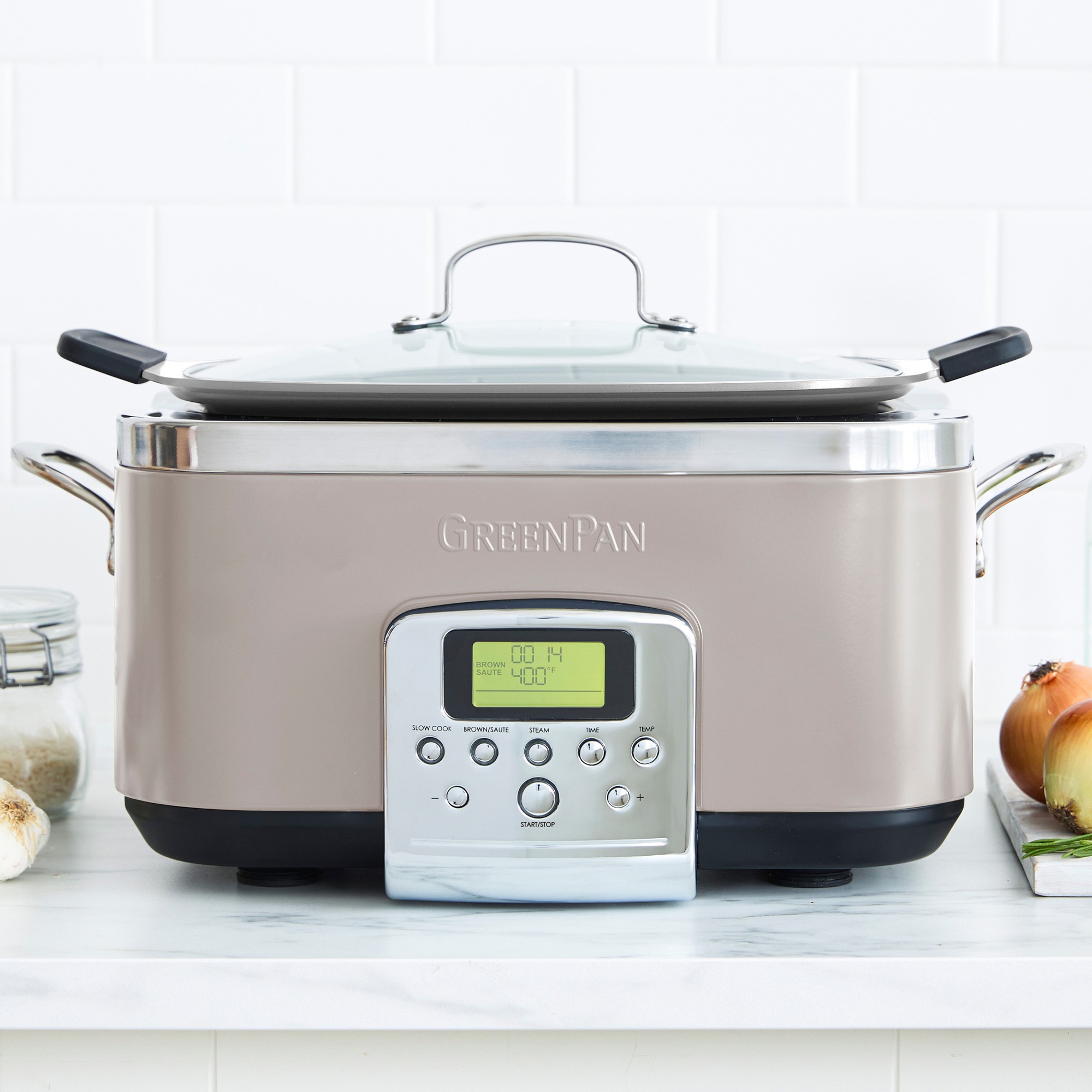 GreenPan™ Elite Slow Cooker, 6-Qt.