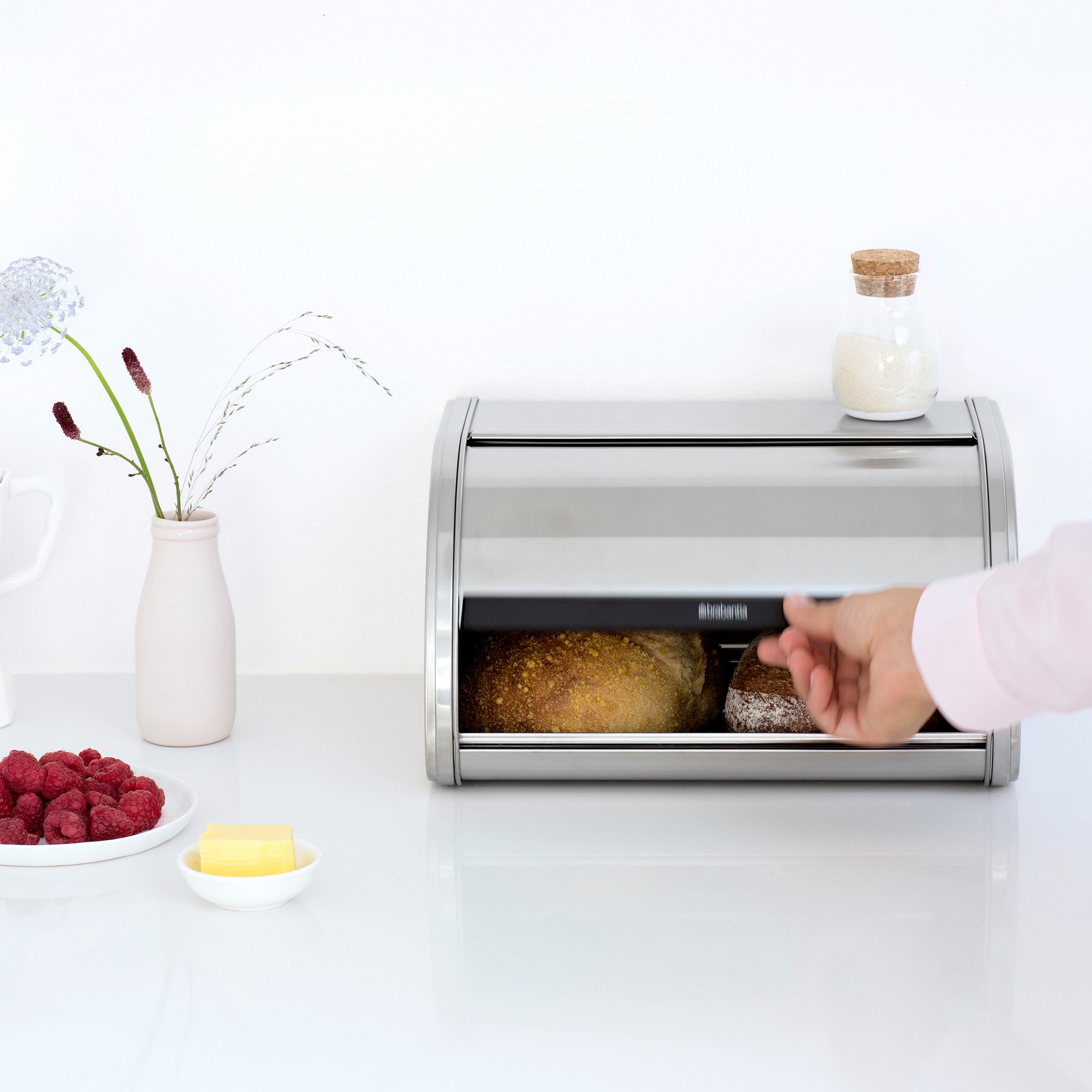 Brabantia Roll Top Bread Box, Medium