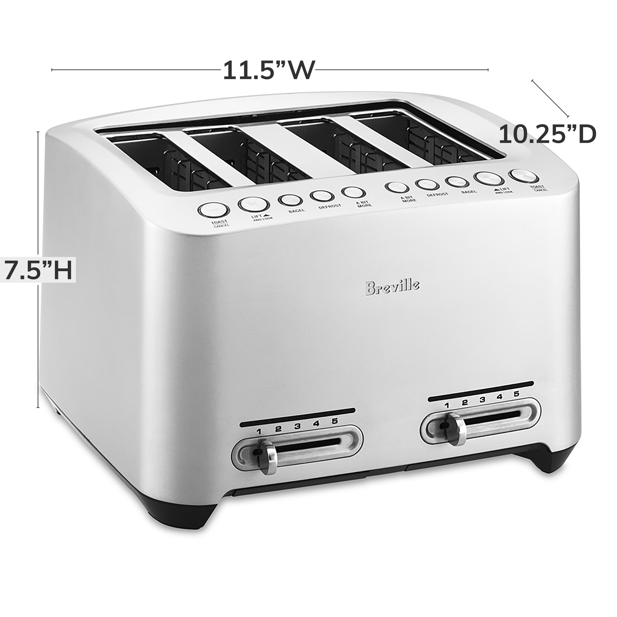 Breville Die-Cast 4-Slice Smart Toaster™