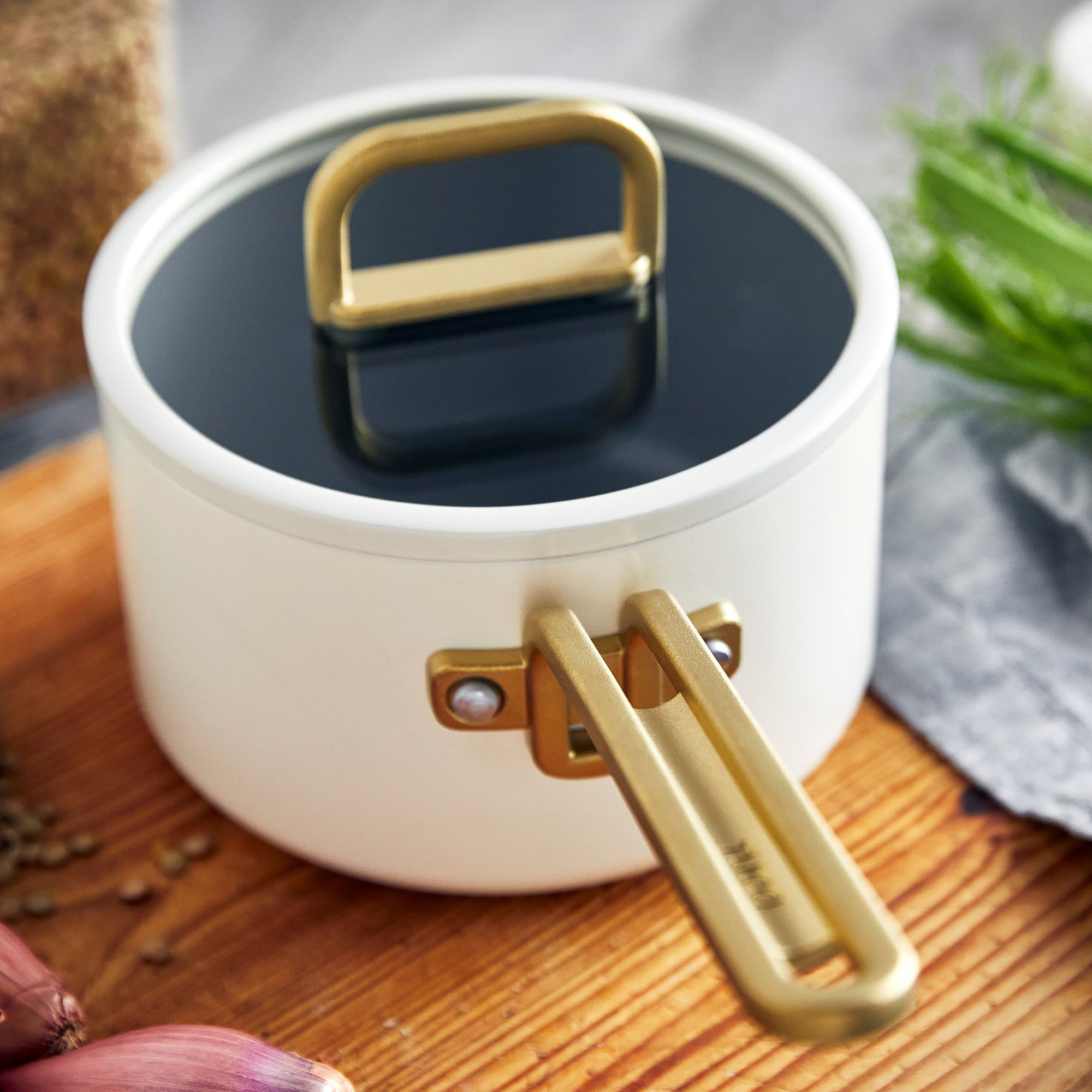 GreenPan™ Stanley Tucci™ Ceramic Nonstick Saucepan