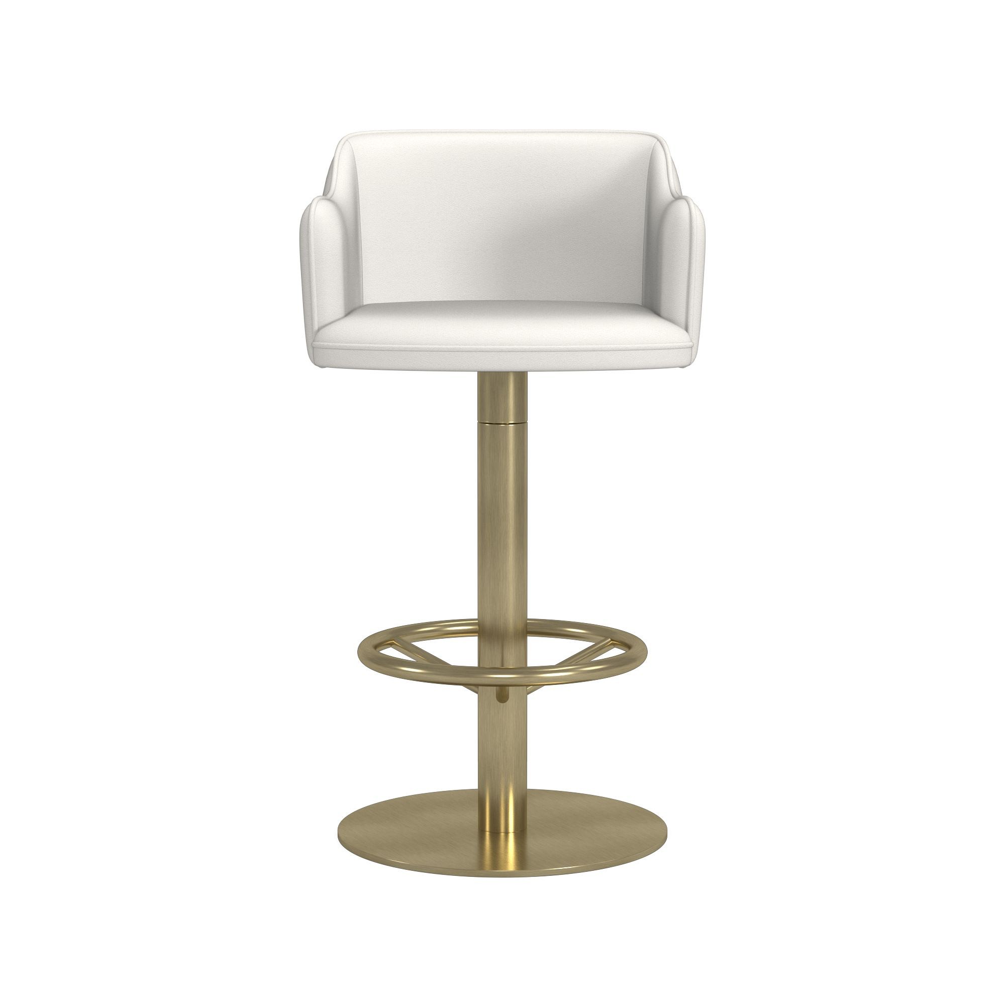 Harding Upholstered Pedestal Counter  & Bar Stool