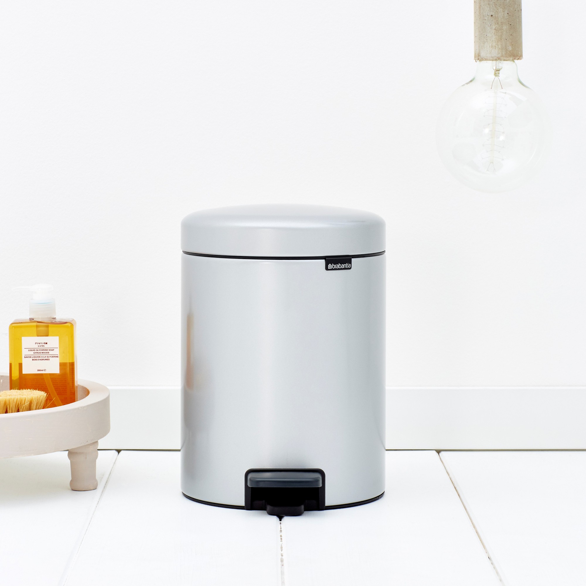 Brabantia newIcon Step On Trash Can, 1.3 Gallon