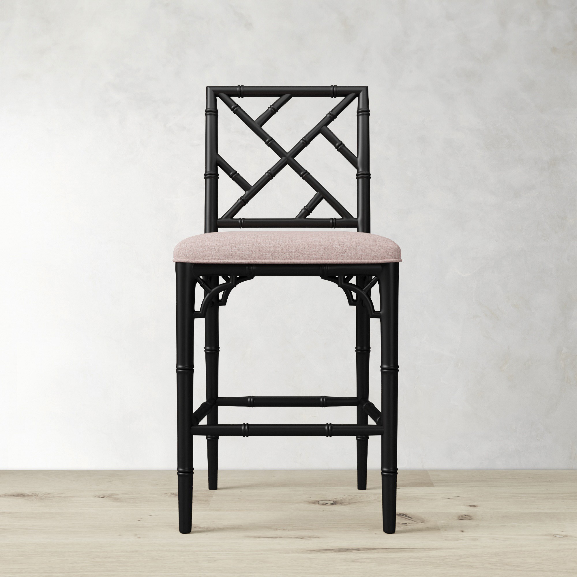 Chippendale Upholstered Bistro Counter Stool