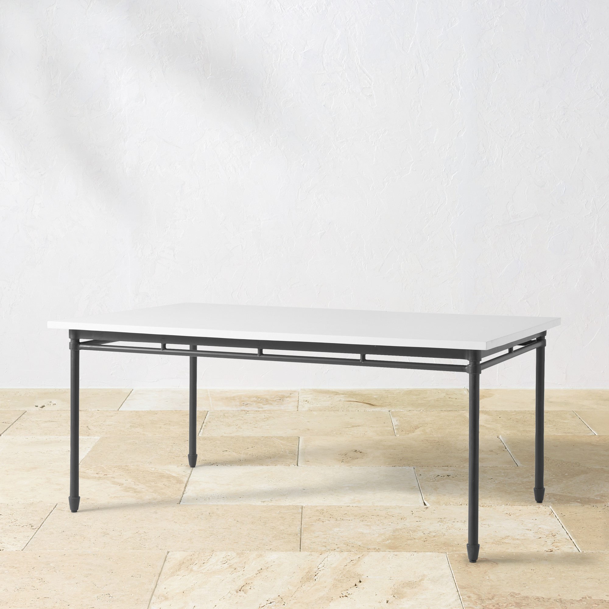 Calistoga Outdoor Fiberstone Dining Table (72