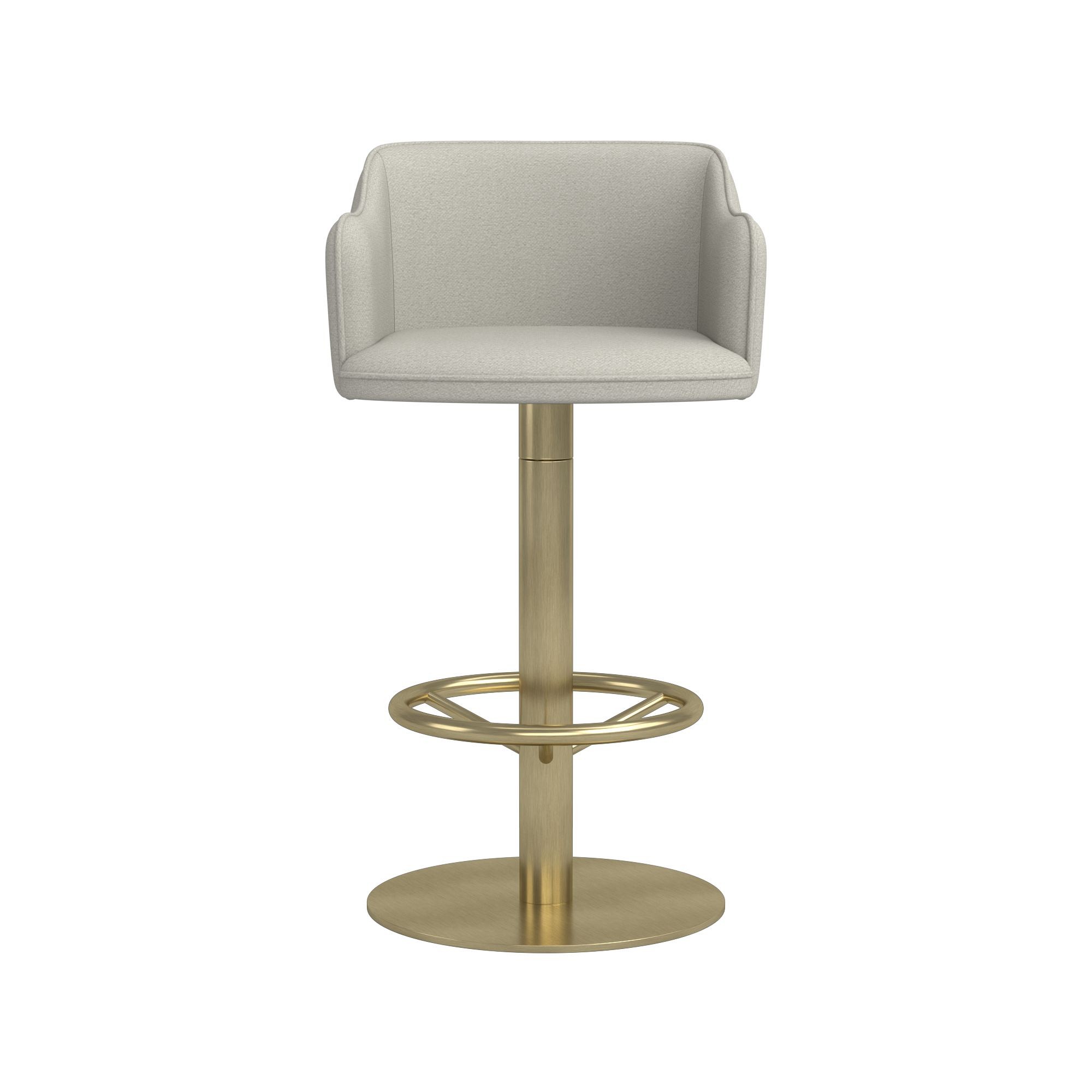 Harding Upholstered Pedestal Counter  & Bar Stool