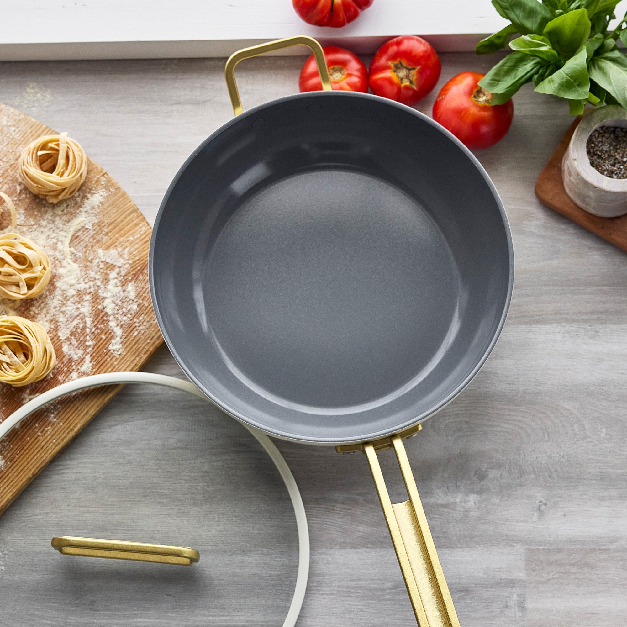 GreenPan™ Stanley Tucci™ Ceramic Nonstick Junior Essential Stanley Pan, 4 1/2-Qt.