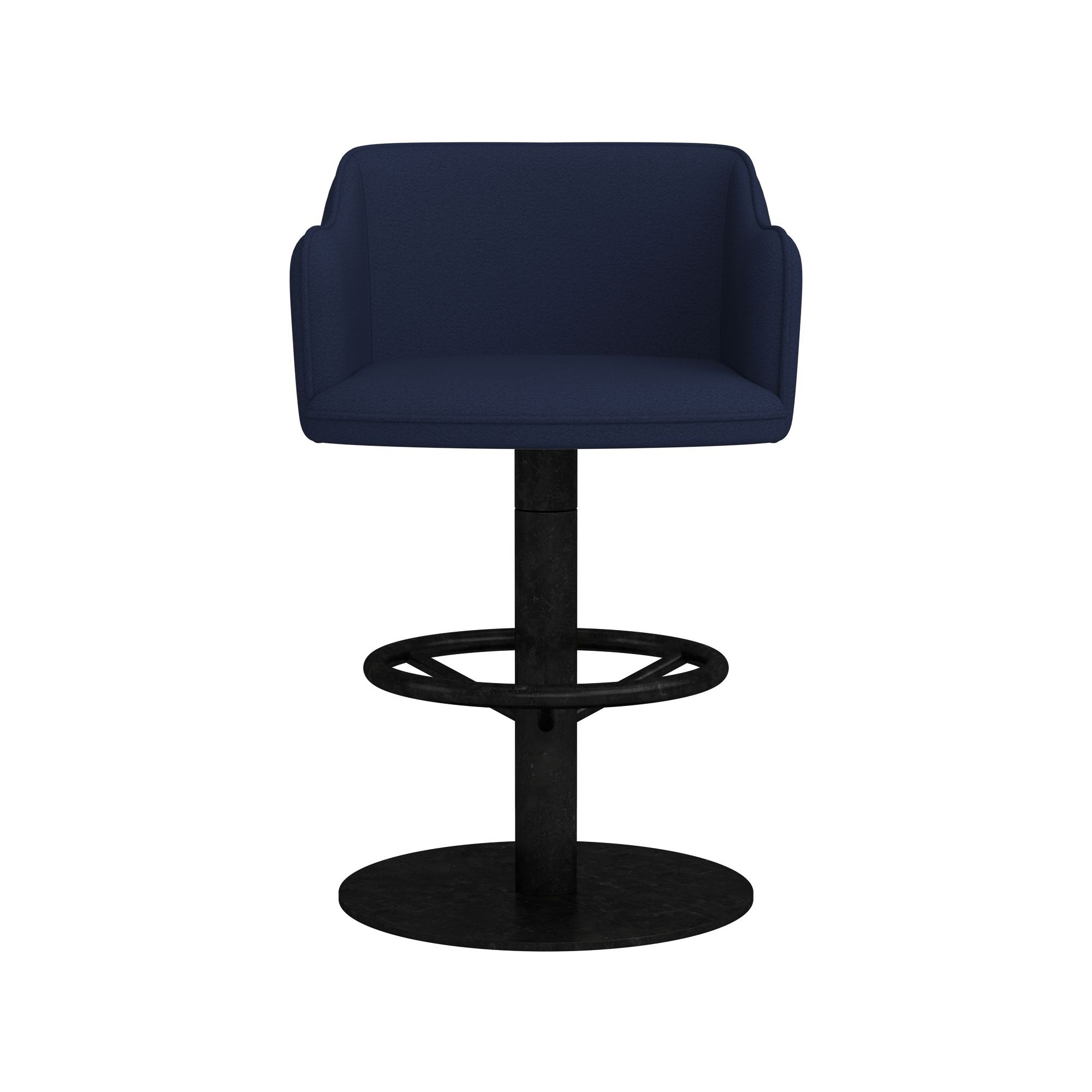 Harding Upholstered Pedestal Counter  & Bar Stool