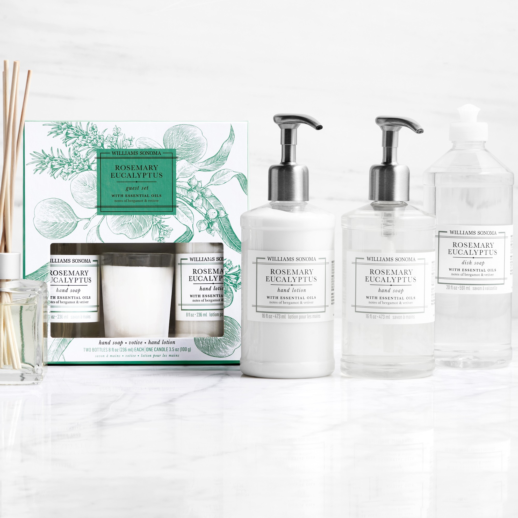 Williams Sonoma Rosemary Eucalyptus Essential Oils Collection