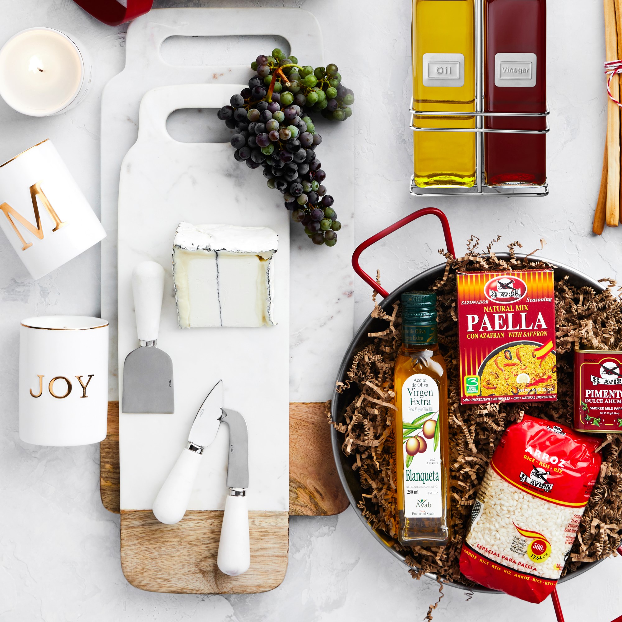 Marble Cheese Knives, Set of 3