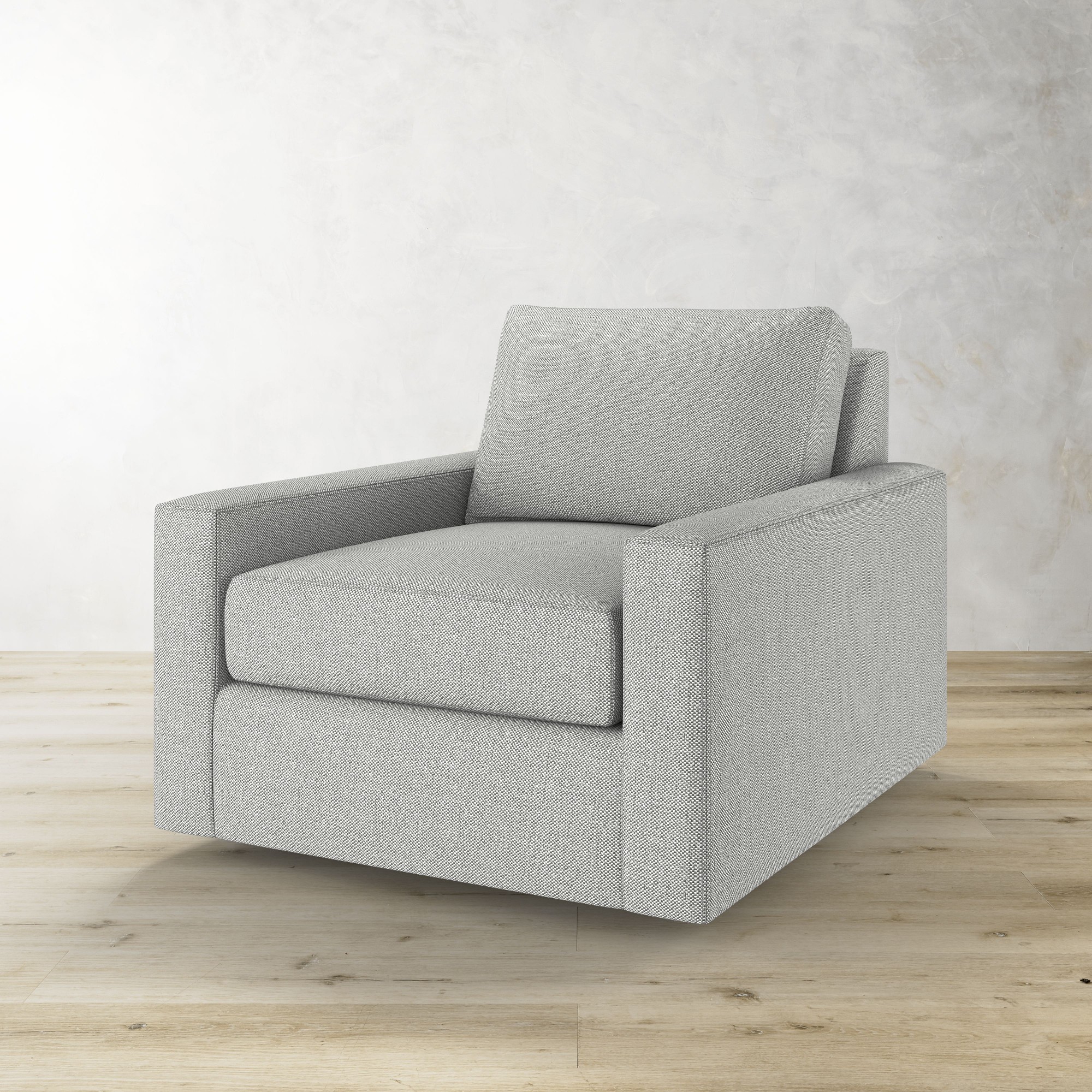 Ghent Square Arm Swivel Armchair