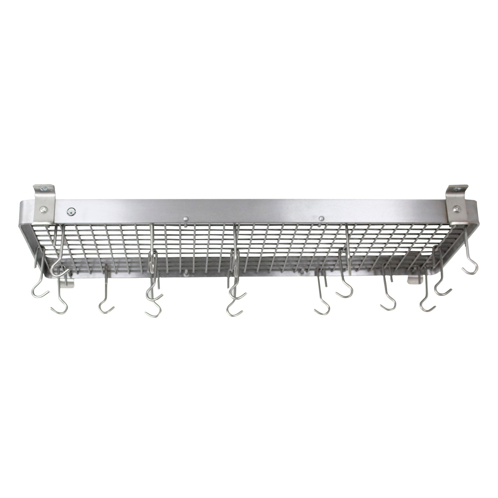 Enclume Flush-Mounted Rectangular Ceiling Pot Rack