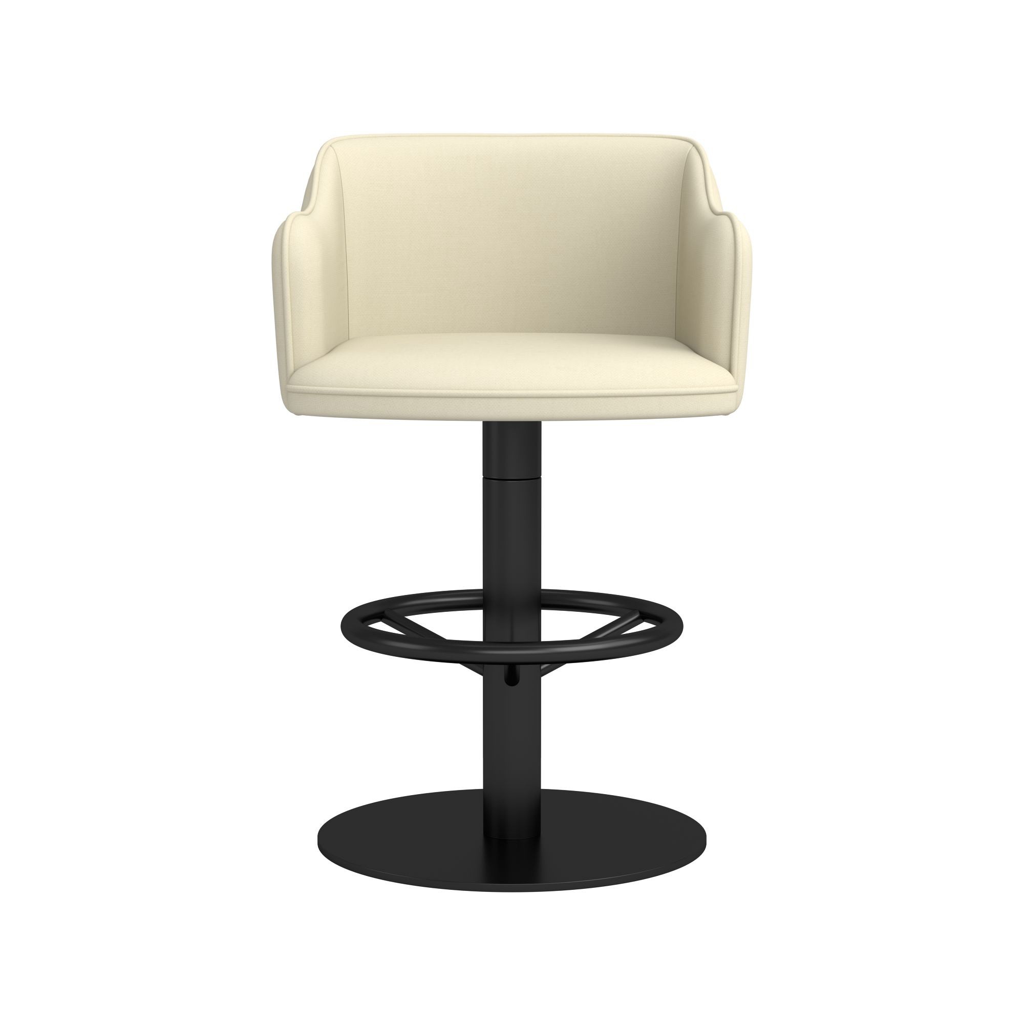 Harding Upholstered Pedestal Counter  & Bar Stool