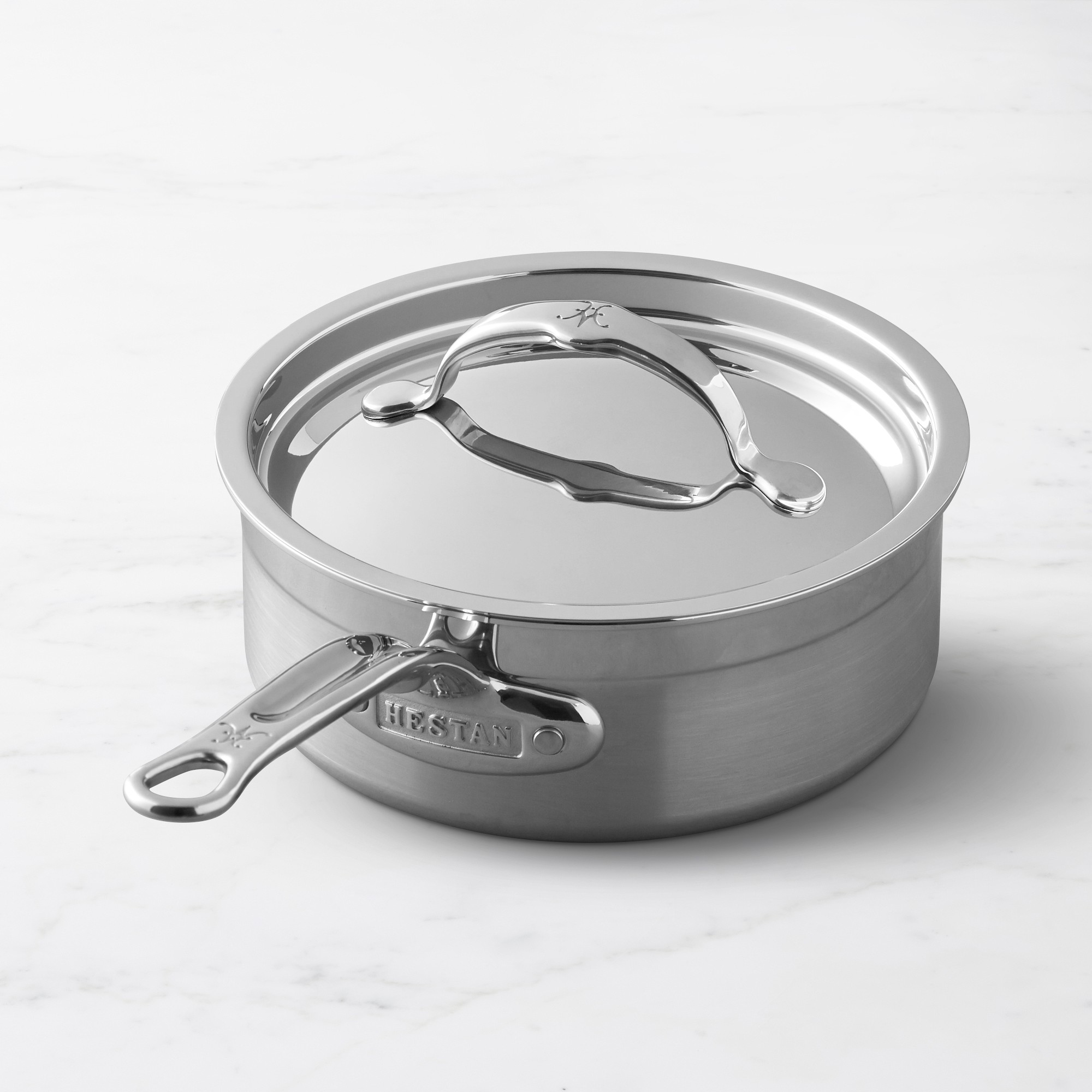 Hestan ProBond Professional Clad Stainless-Steel Covered Saucepan