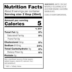 Williams Sonoma Dirty Martini Juice