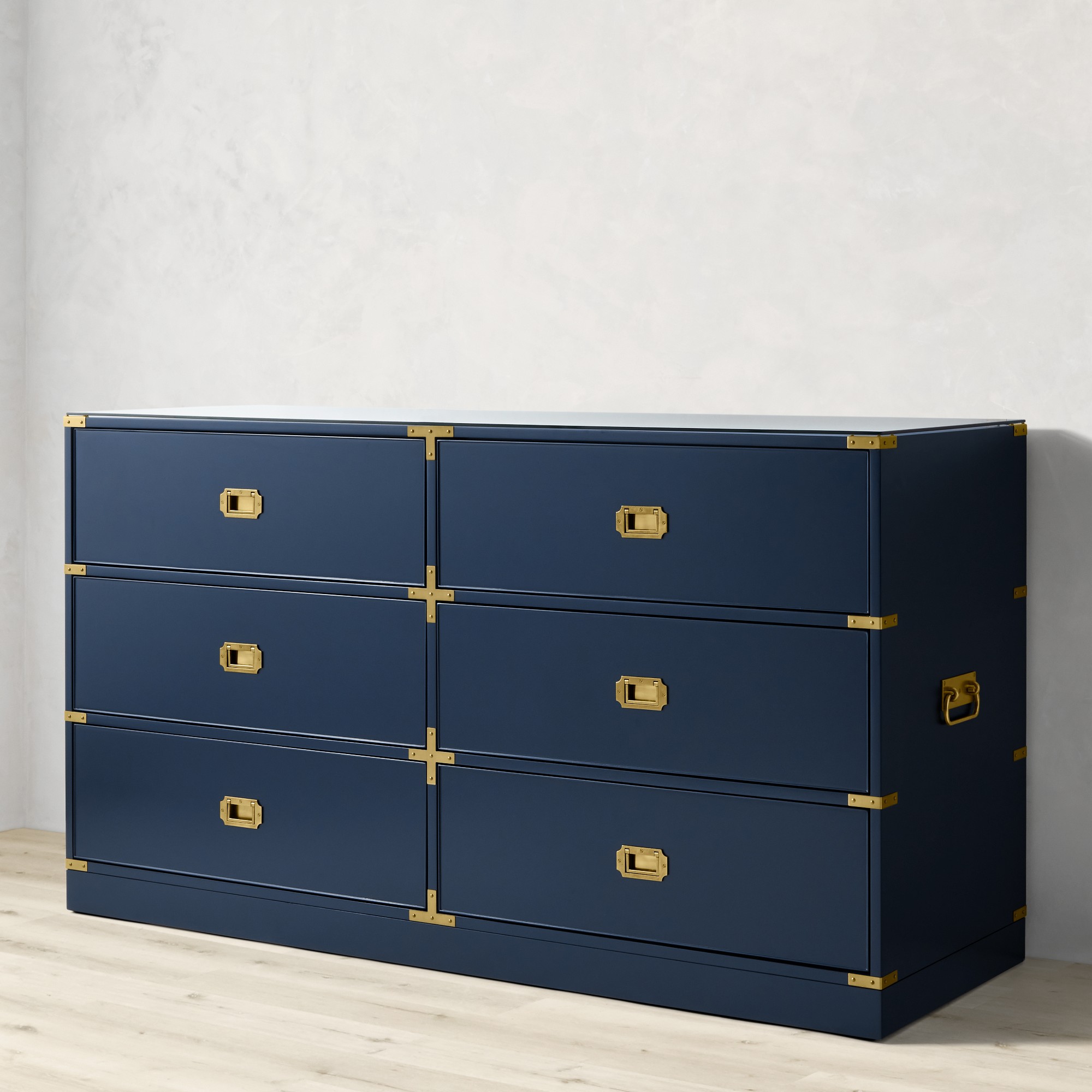 Campaign 6-Drawer Dresser, Navy (66