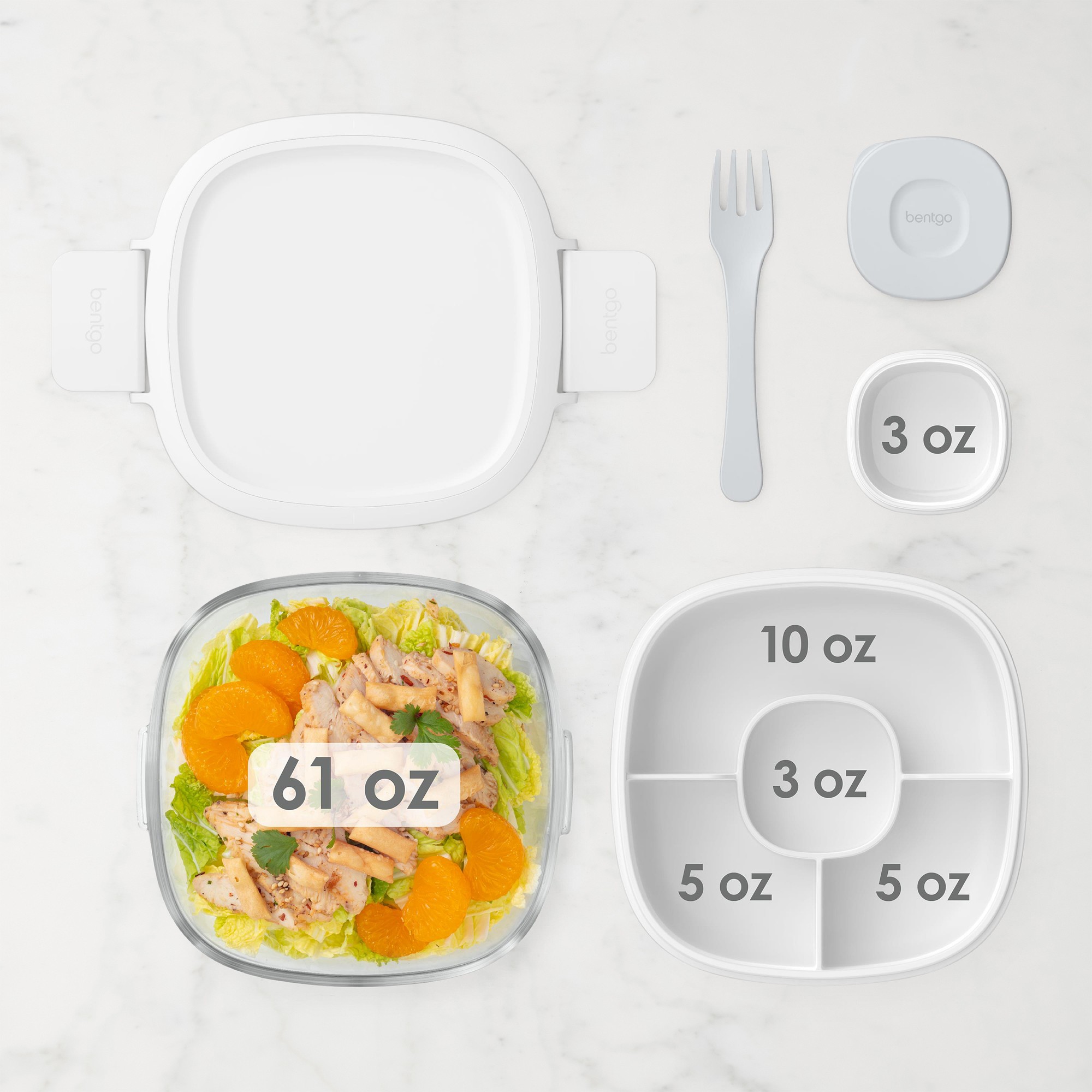 Bentgo Glass Leak-proof Salad Container