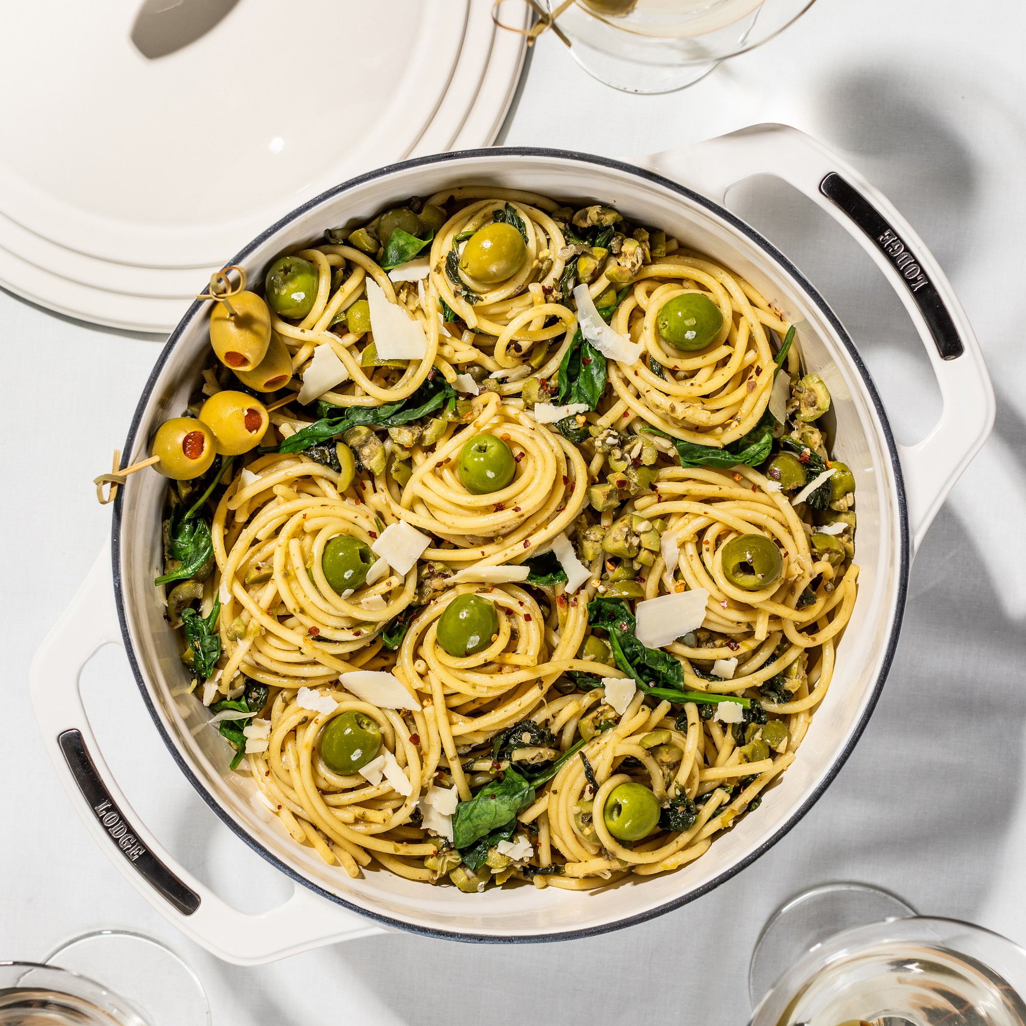 Lodge USA Enameled Cast Iron Dutch Oven