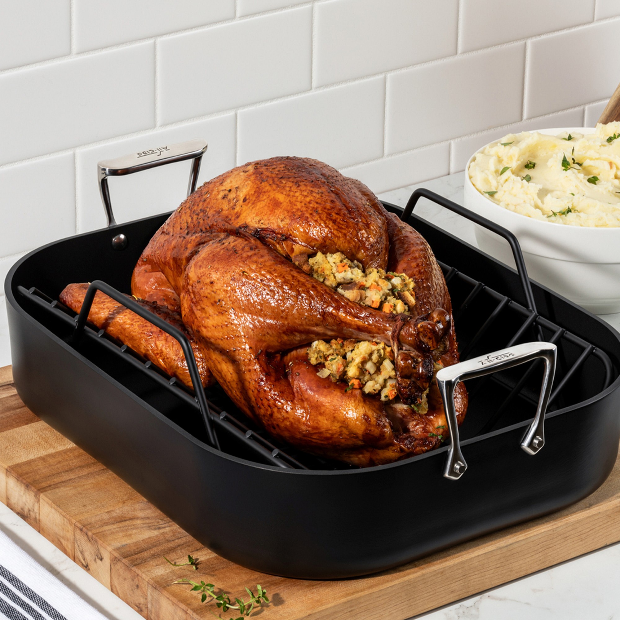 All-Clad NS™ Pro Nonstick Roaster with Rack