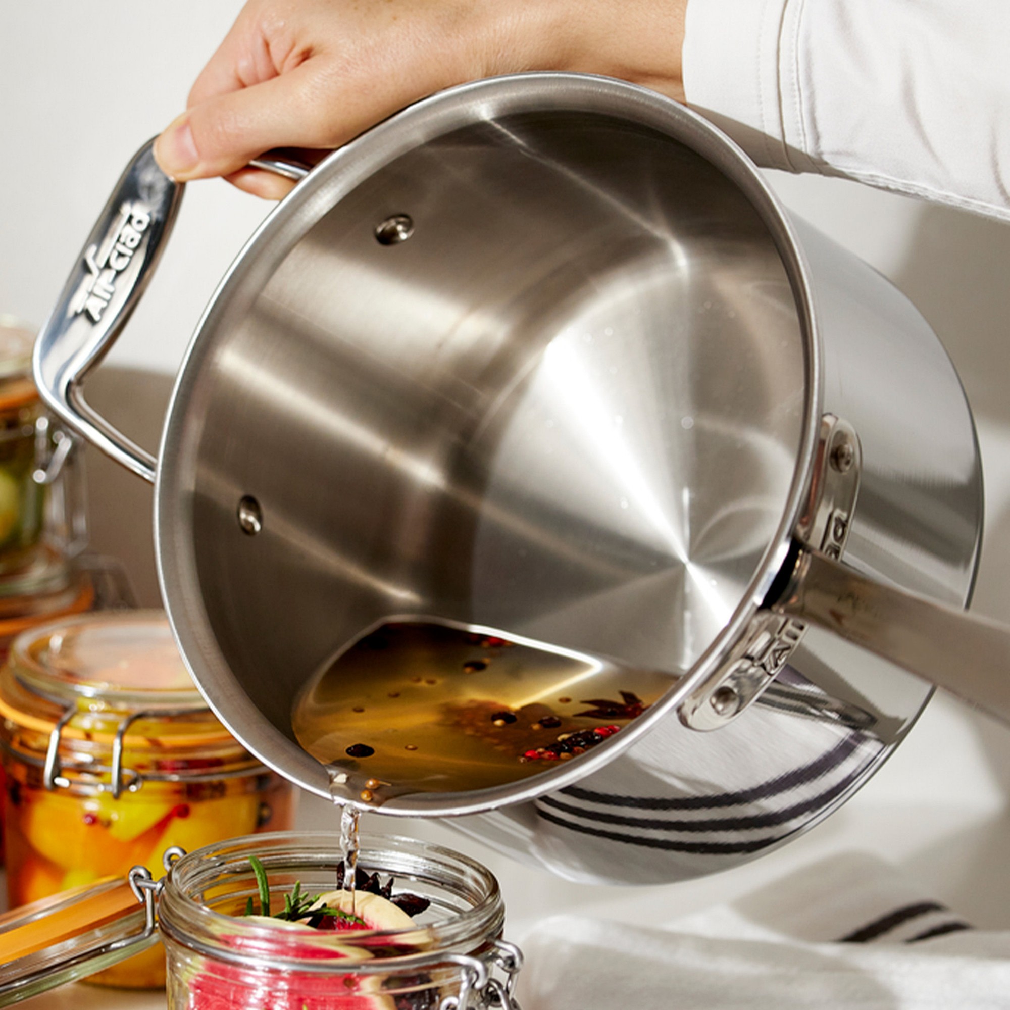 All-Clad G5™ Graphite Core Stainless-Steel Saucepan, 4-Qt.