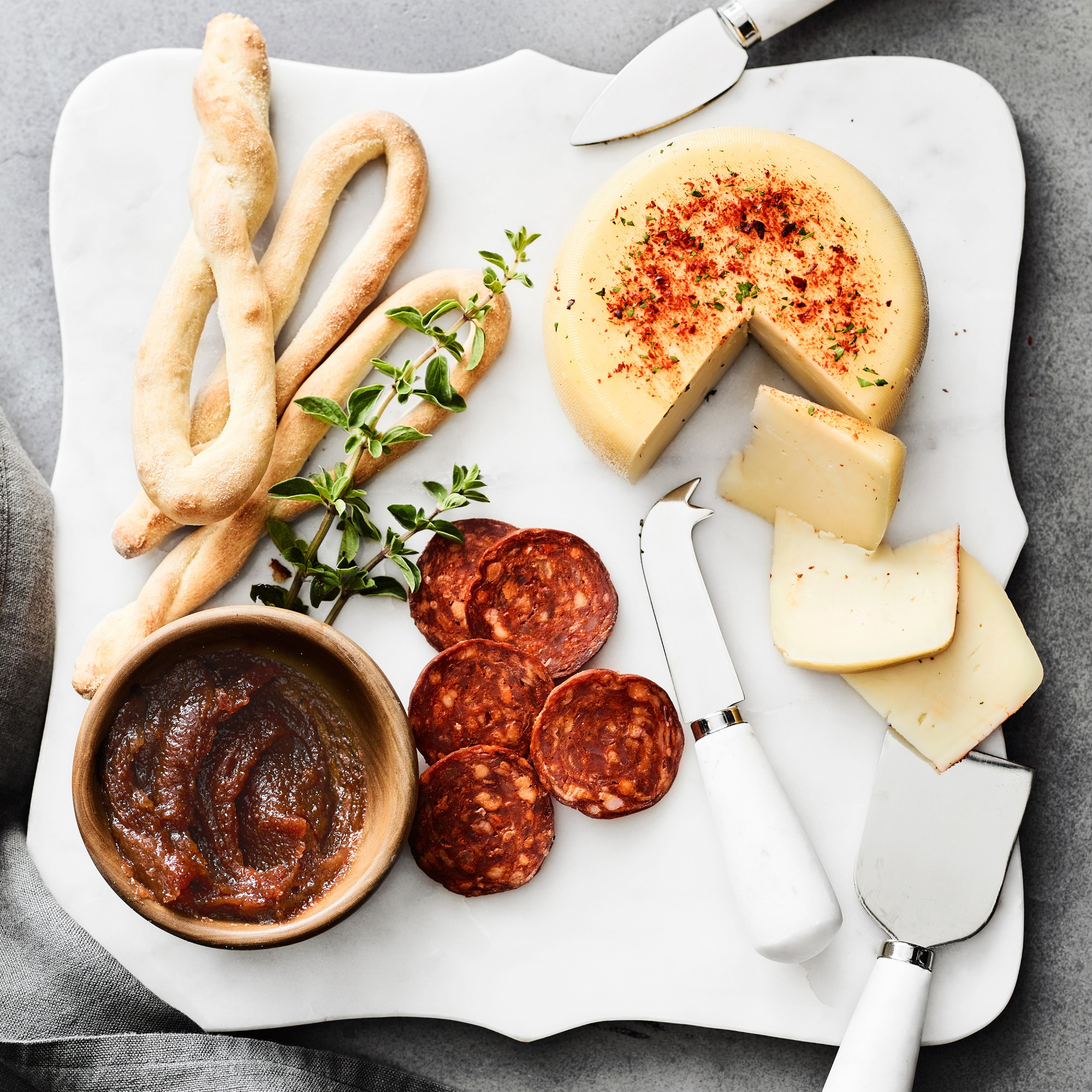 Marble Cheese Knives, Set of 3