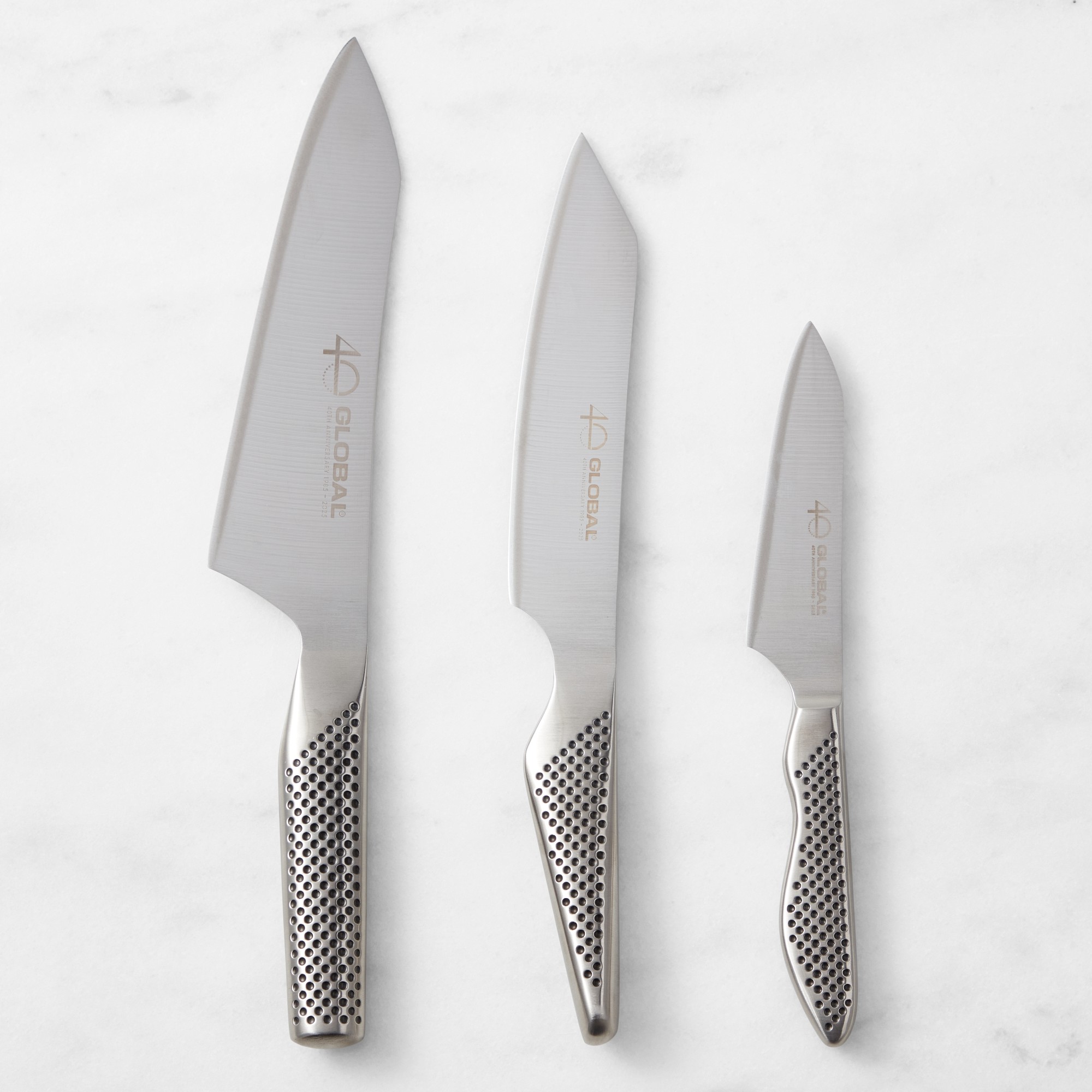 Global 40th Anniversary Knives, Set of 3