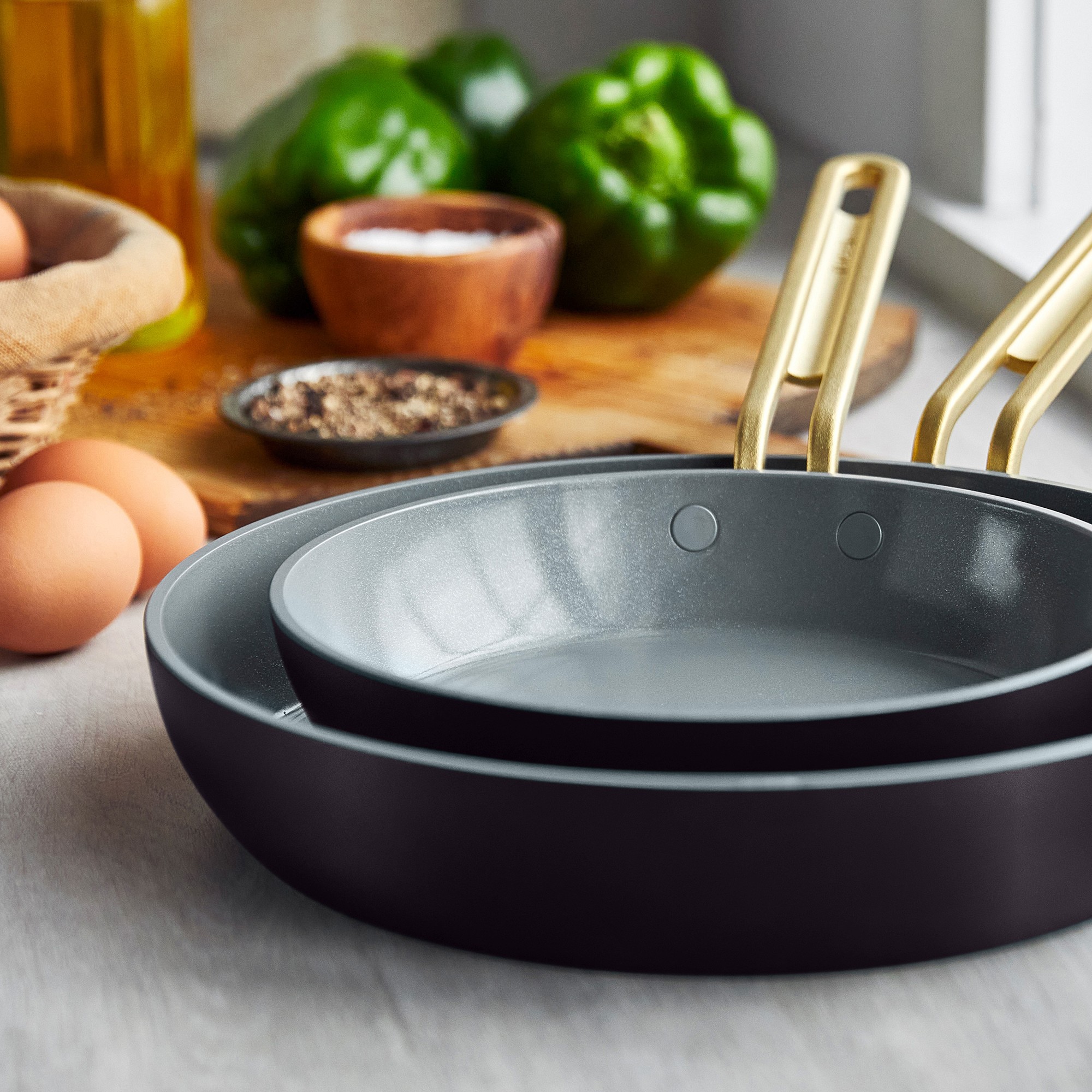 GreenPan™ Stanley Tucci™ Ceramic Nonstick 2-Piece Fry Pan Set