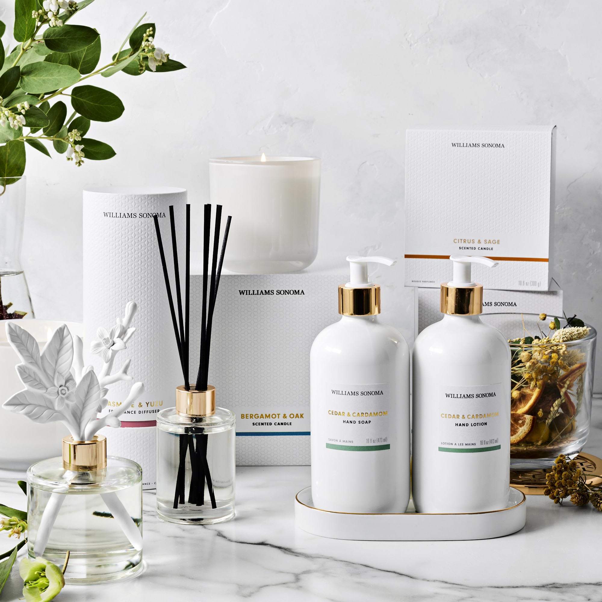 Home Fragrance Candle, Bergamot and Oak