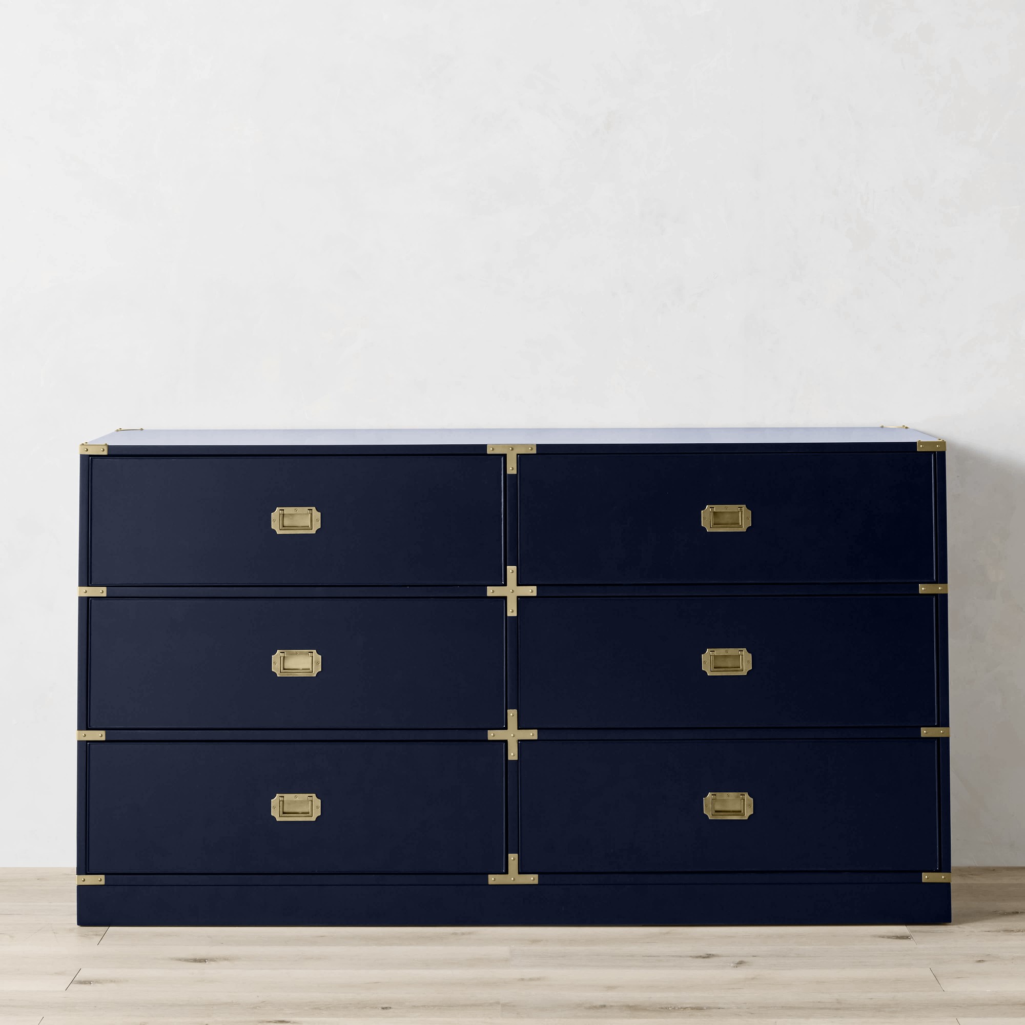 Campaign 6-Drawer Dresser, Navy (66