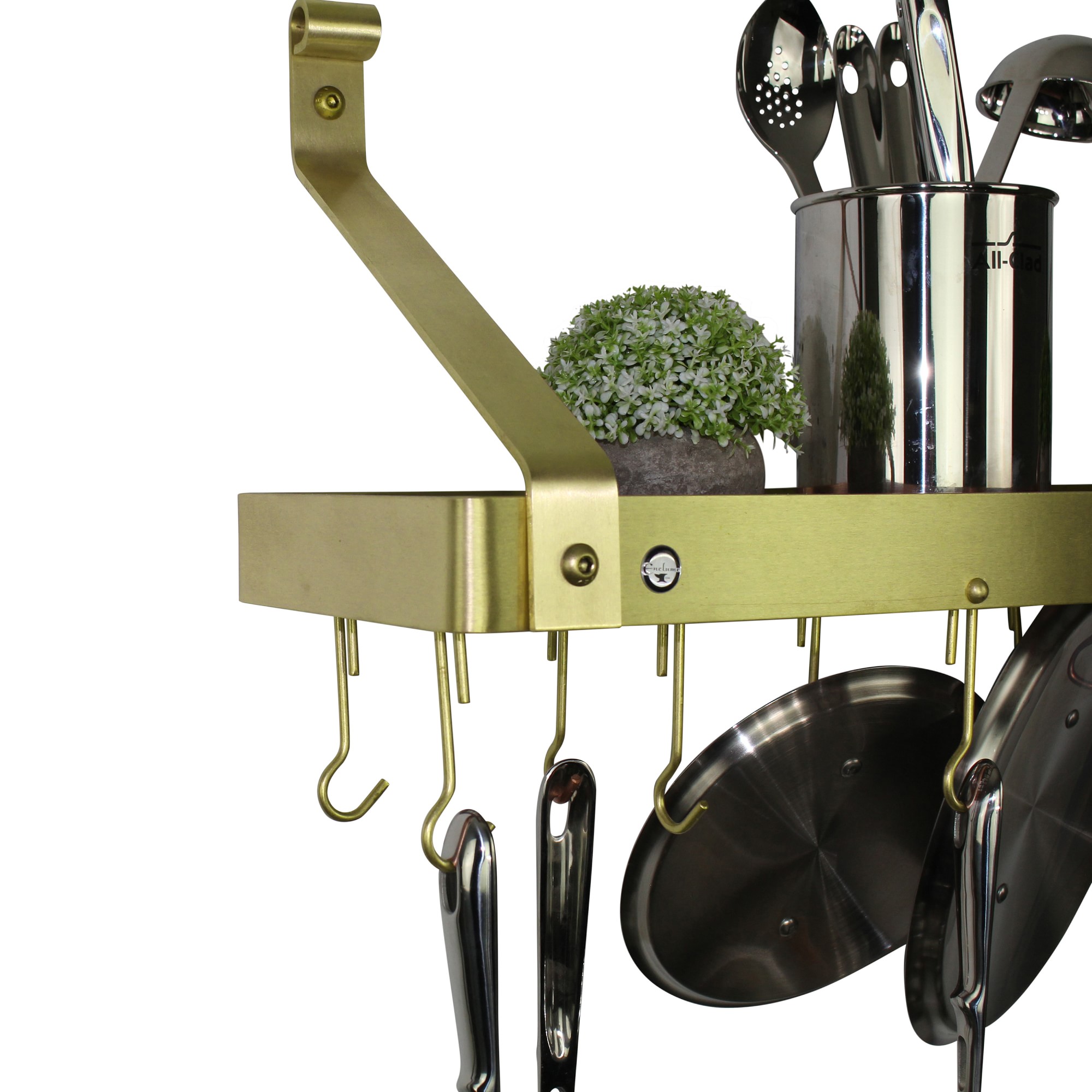 Enclume Wall-Mounted Narrow Bookshelf Rack