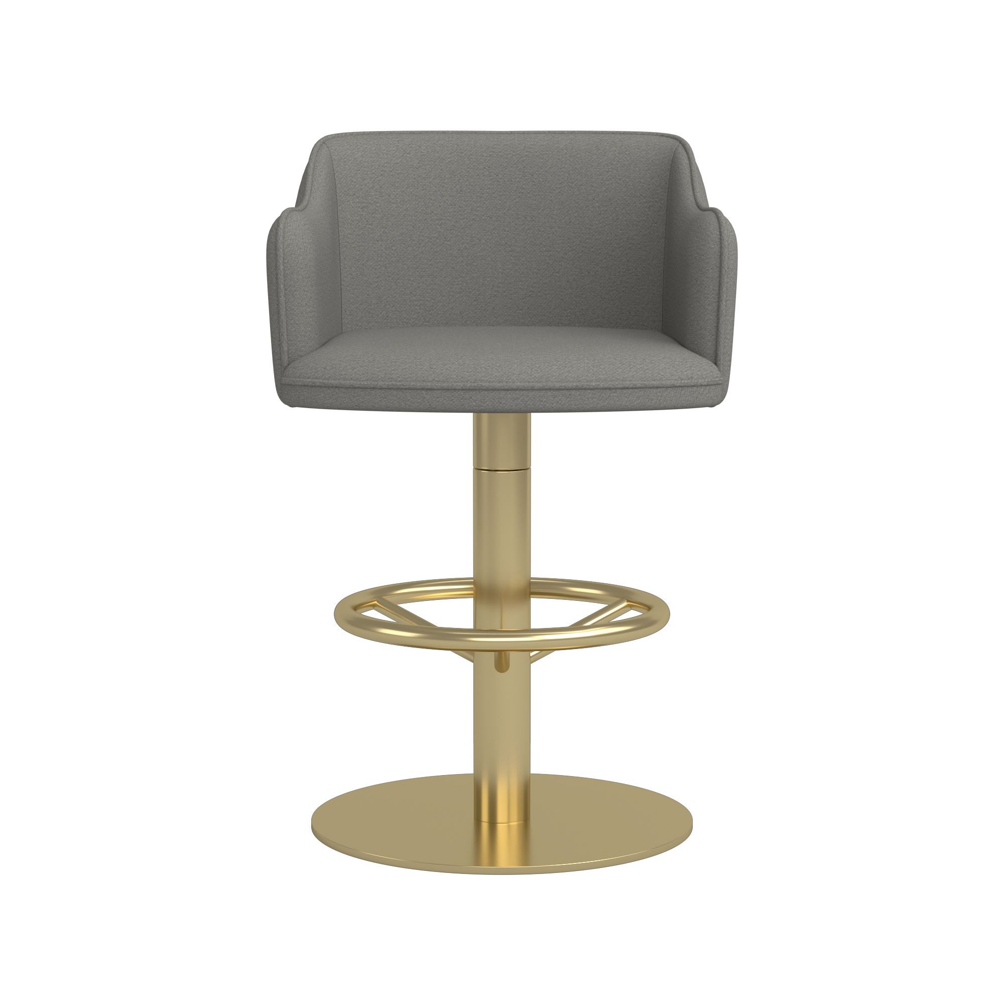Harding Upholstered Pedestal Counter  & Bar Stool