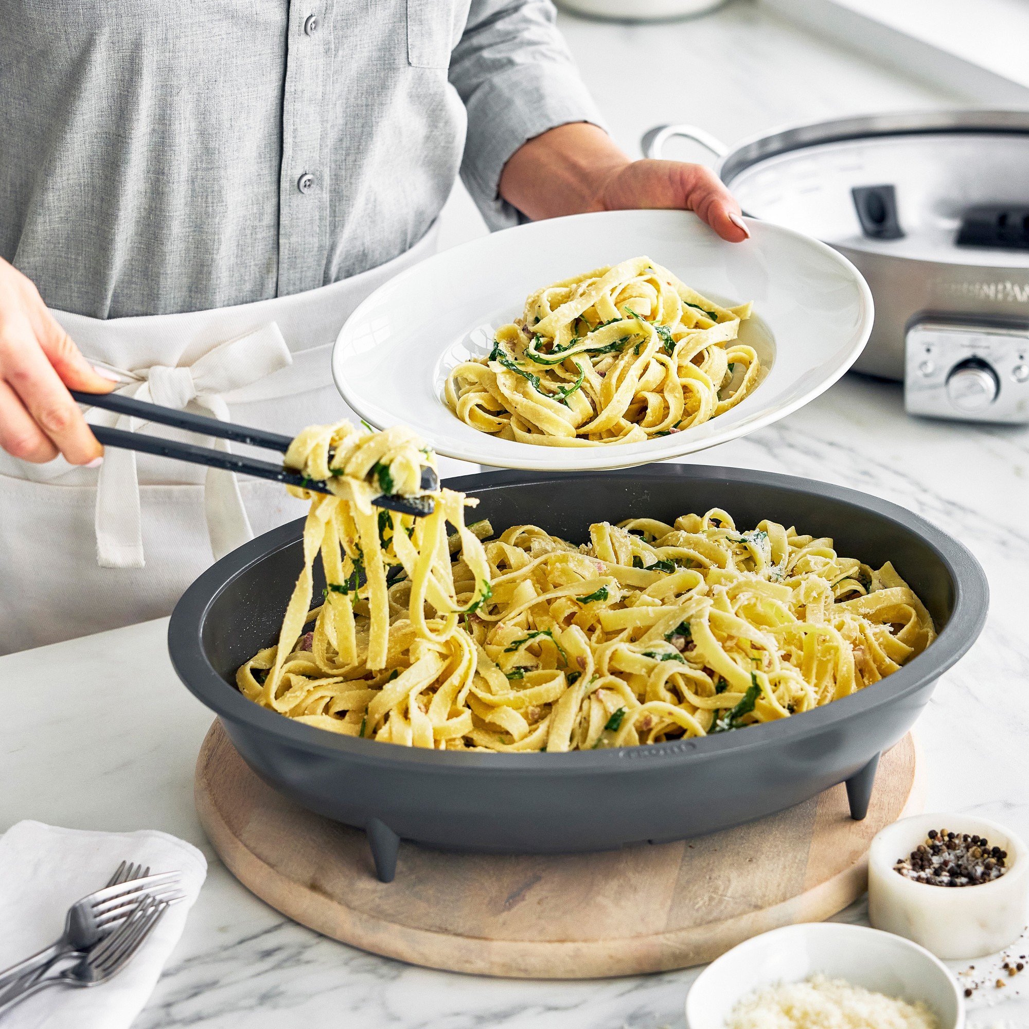 GreenPan™ Premiere Ceramic Nonstick Electric Everyday Skillet