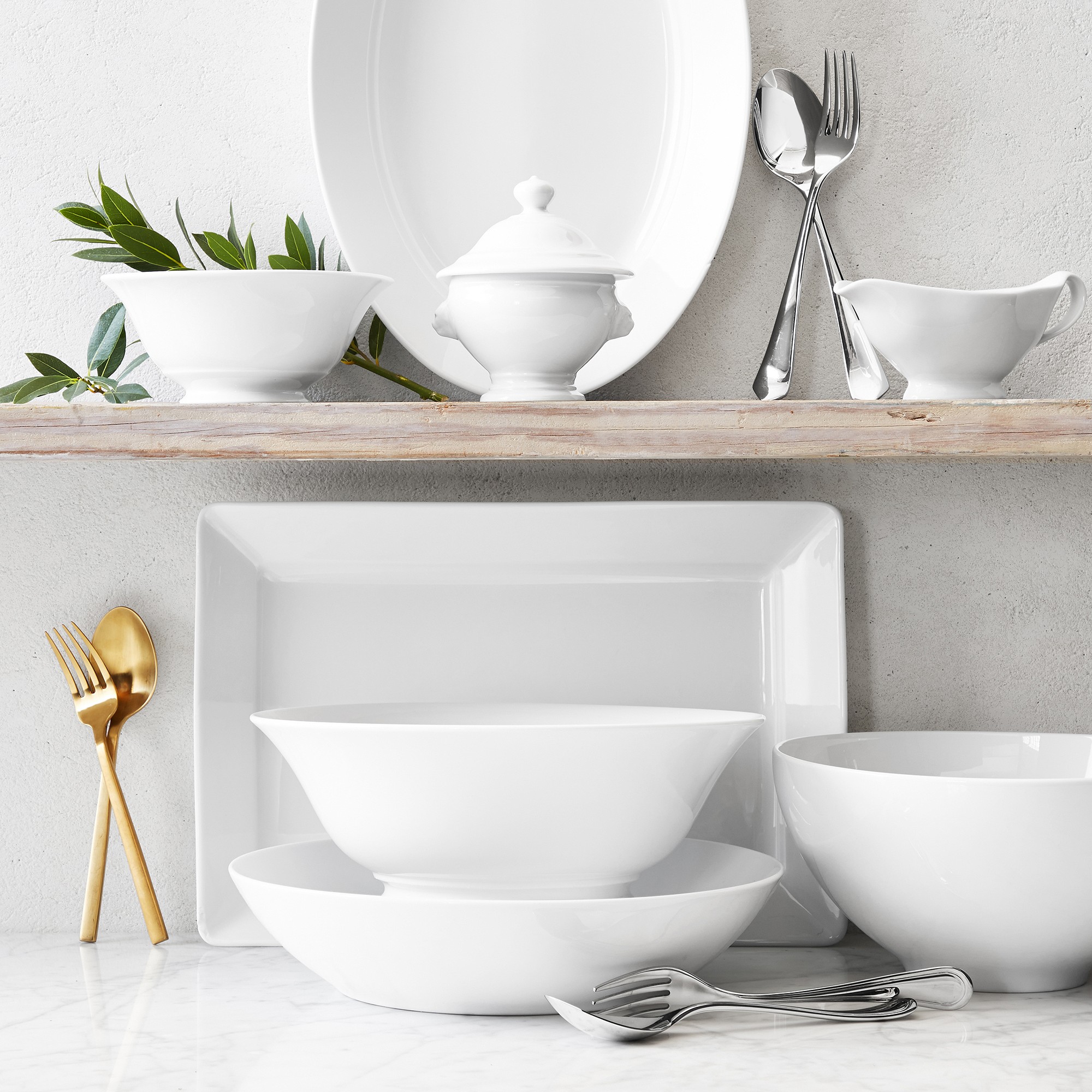 Apilco Lion's Head Porcelain Soup Bowl