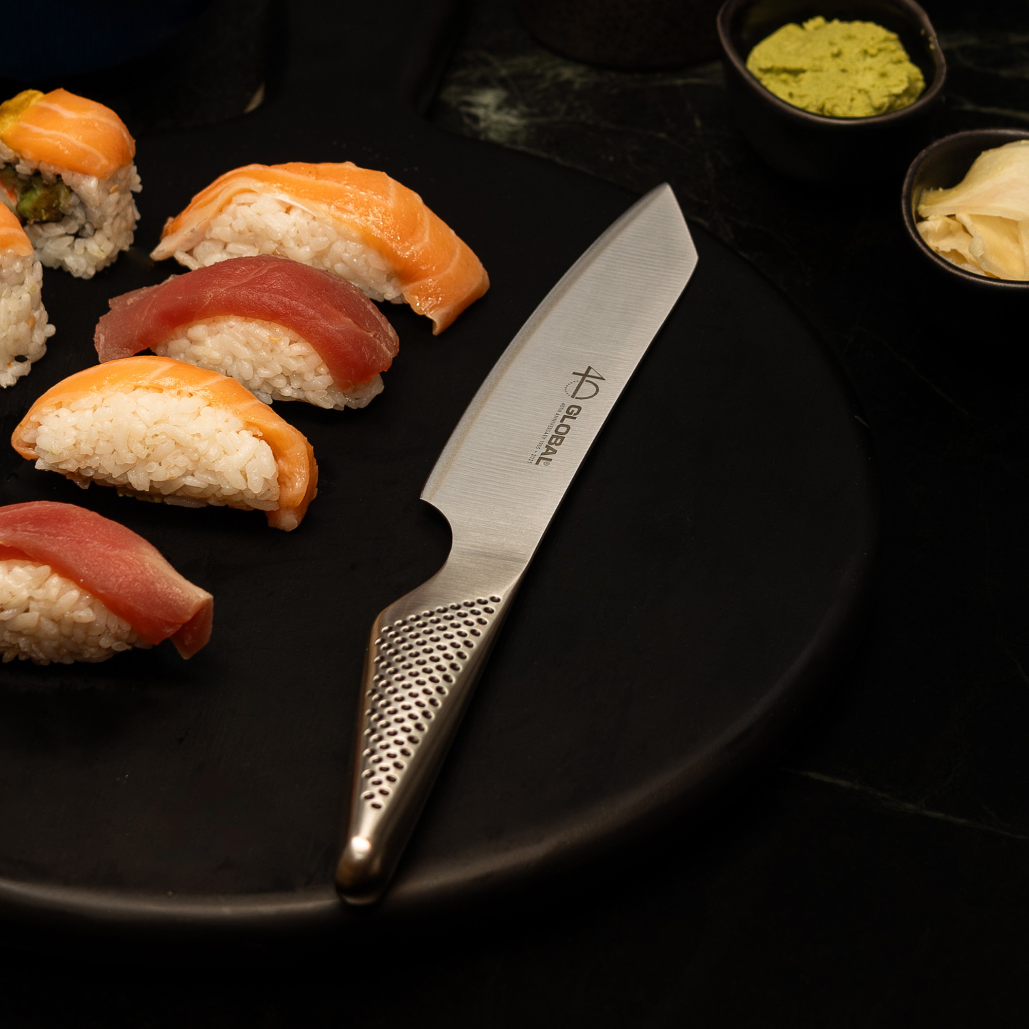 Global 40th Anniversary Kiritsuke Knife, 6