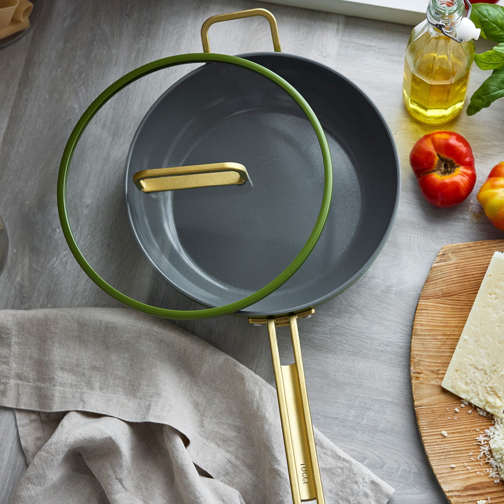 GreenPan™ Stanley Tucci™ Ceramic Nonstick Junior Essential Stanley Pan, 4 1/2-Qt.