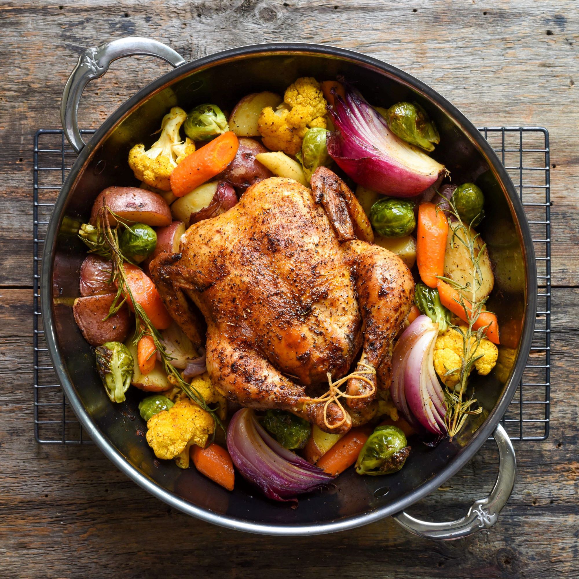 Hestan NanoBond® Titanium Stainless-Steel Wok with Lid, 14