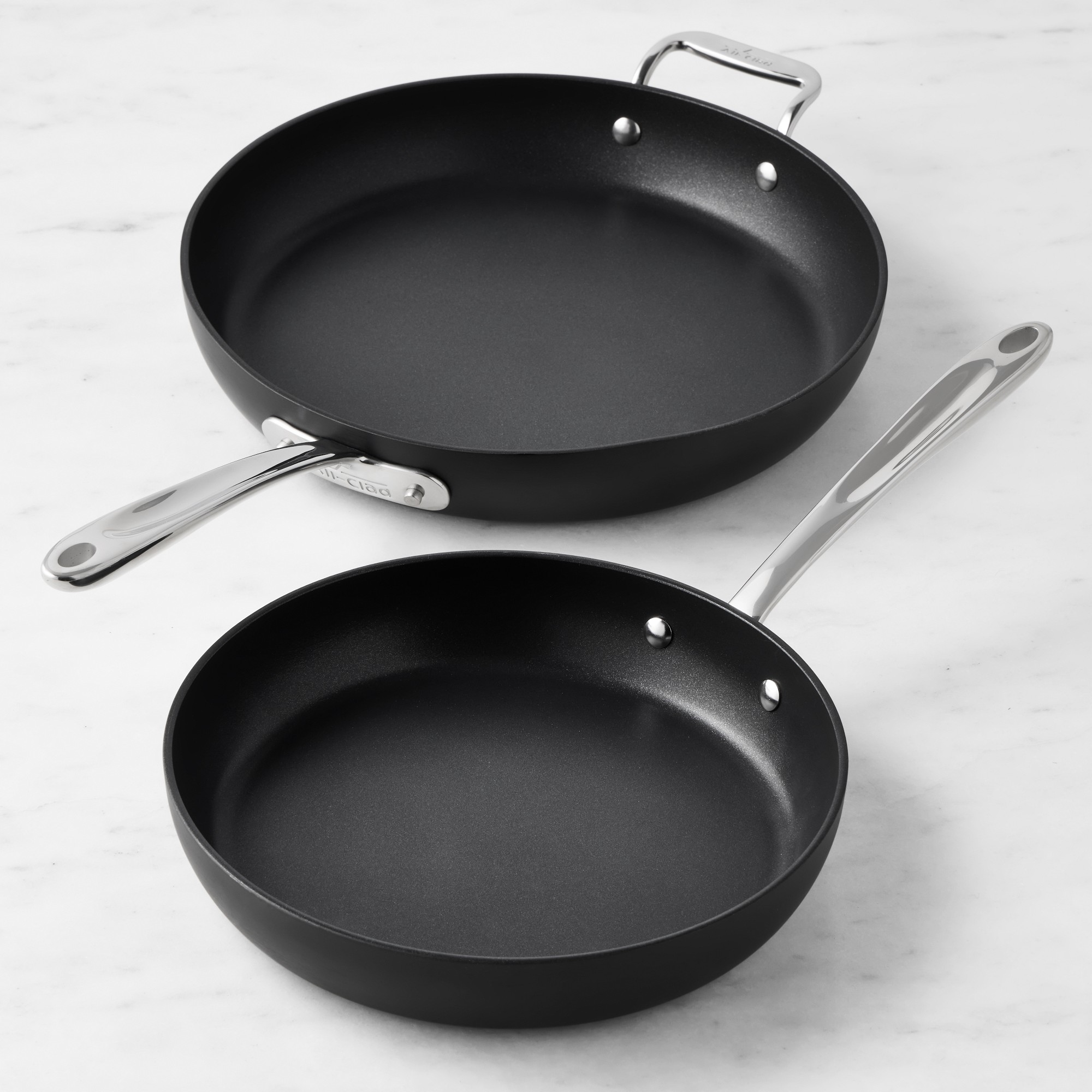 All-Clad HA1 Expert Hard Anodized Nonstick Fry Pan Set