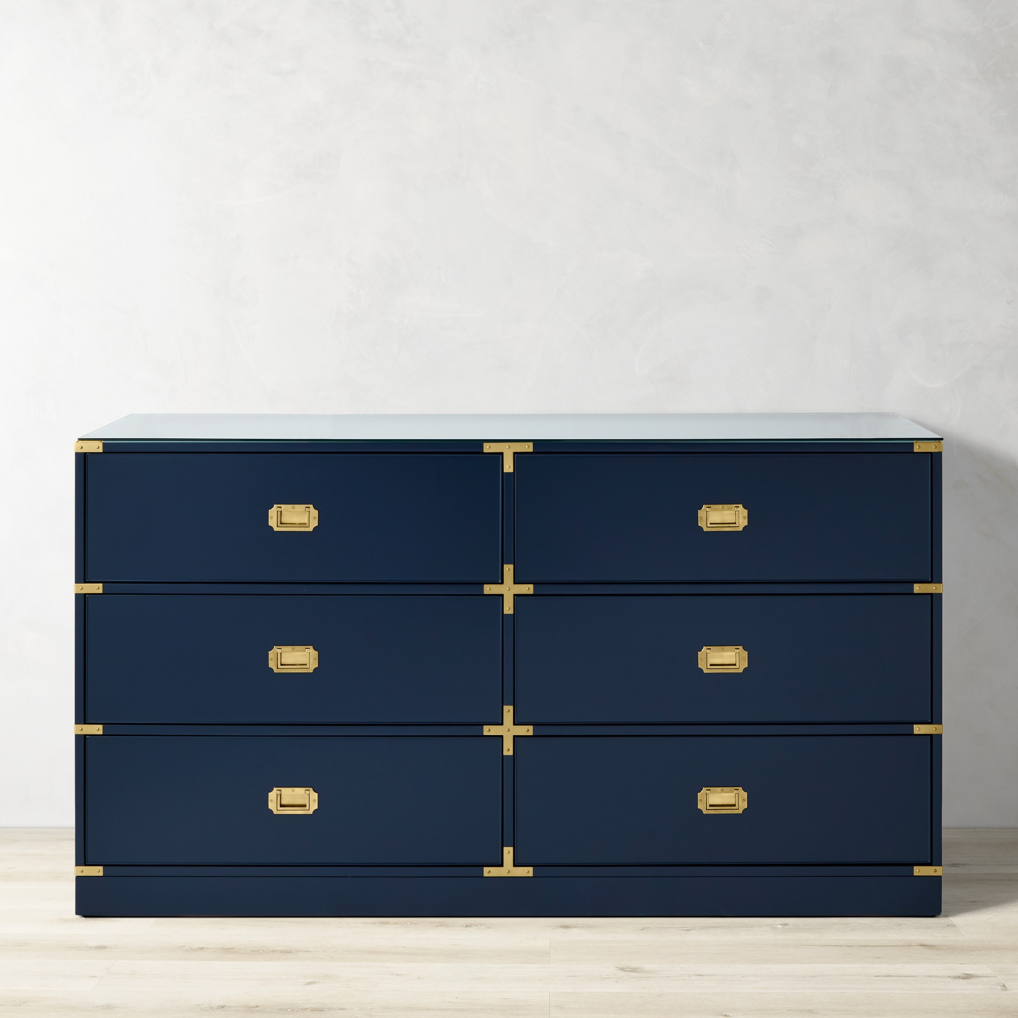 Campaign 6-Drawer Dresser, Navy (66