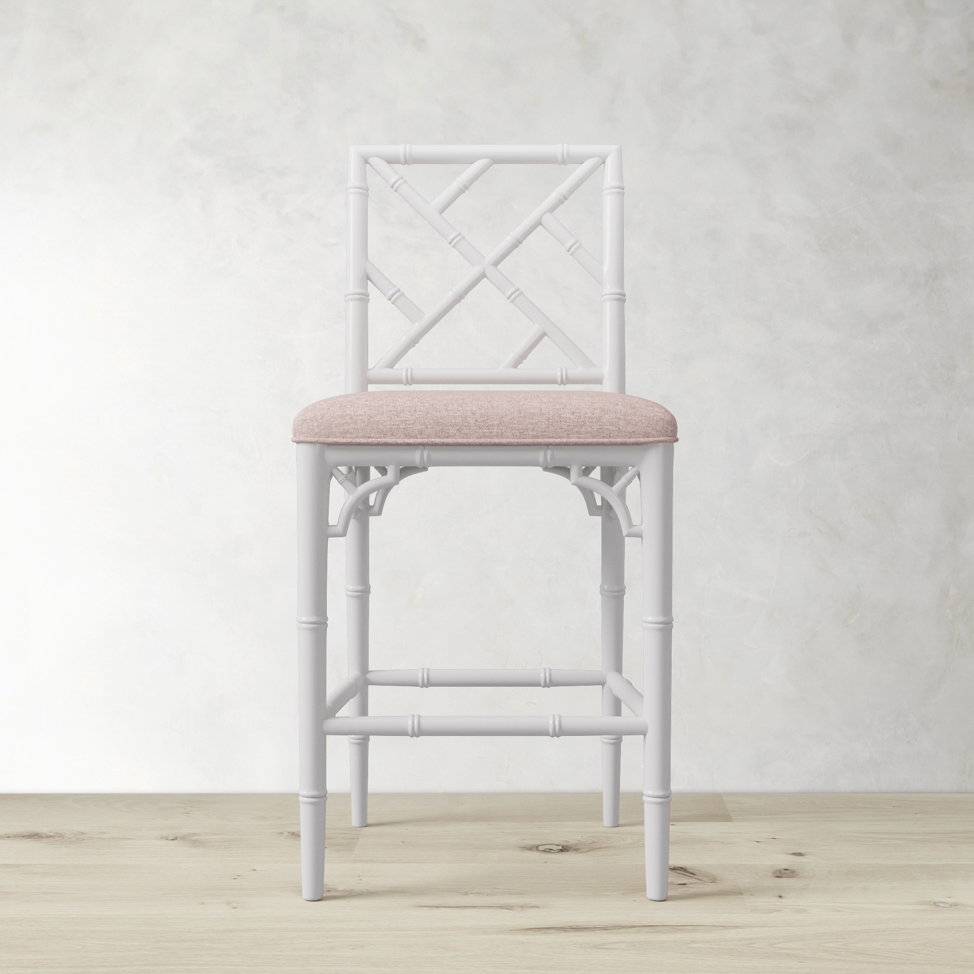 Chippendale Upholstered Bistro Counter Stool